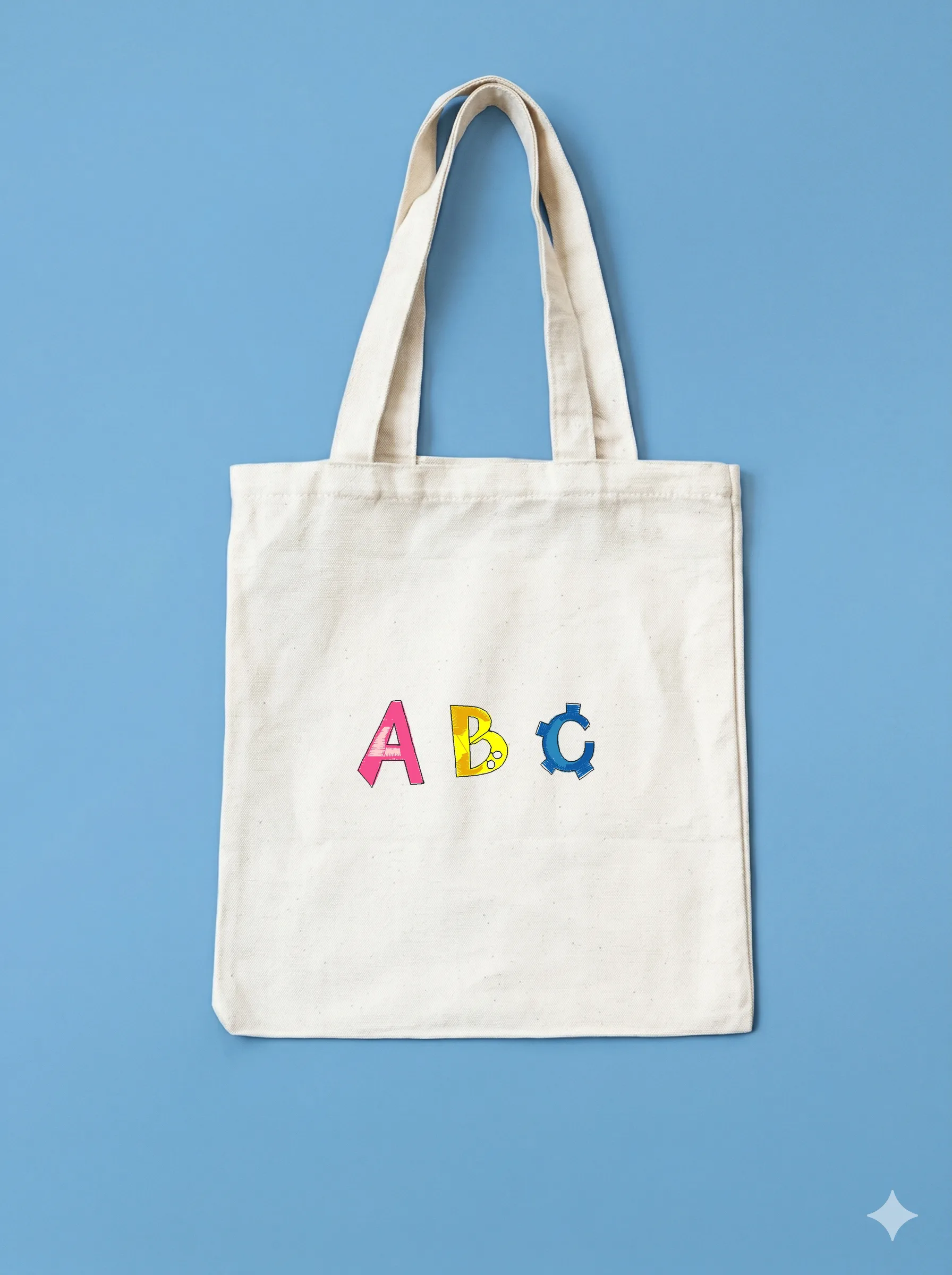 Дизайн машинной вышивки «Яркие буквы ABC» (75.4×27.6 мм) — вид 10