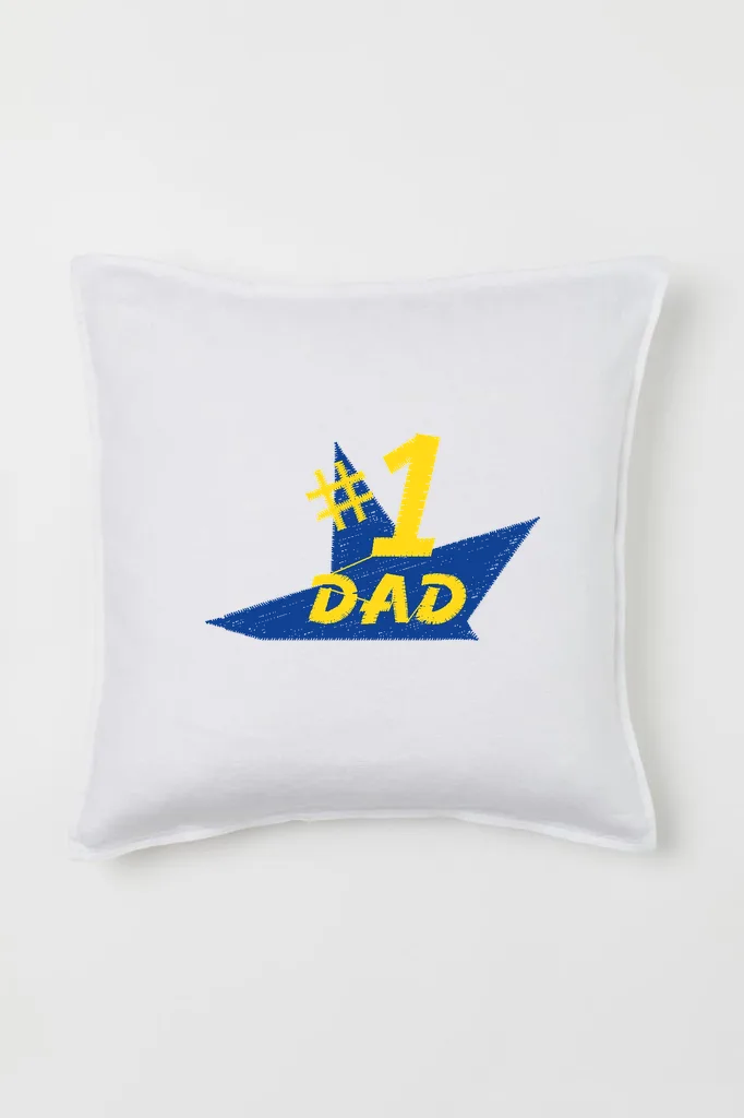 Дизайн машинной вышивки «Нашивка #1 DAD» (63.4×39 мм) — вид 2