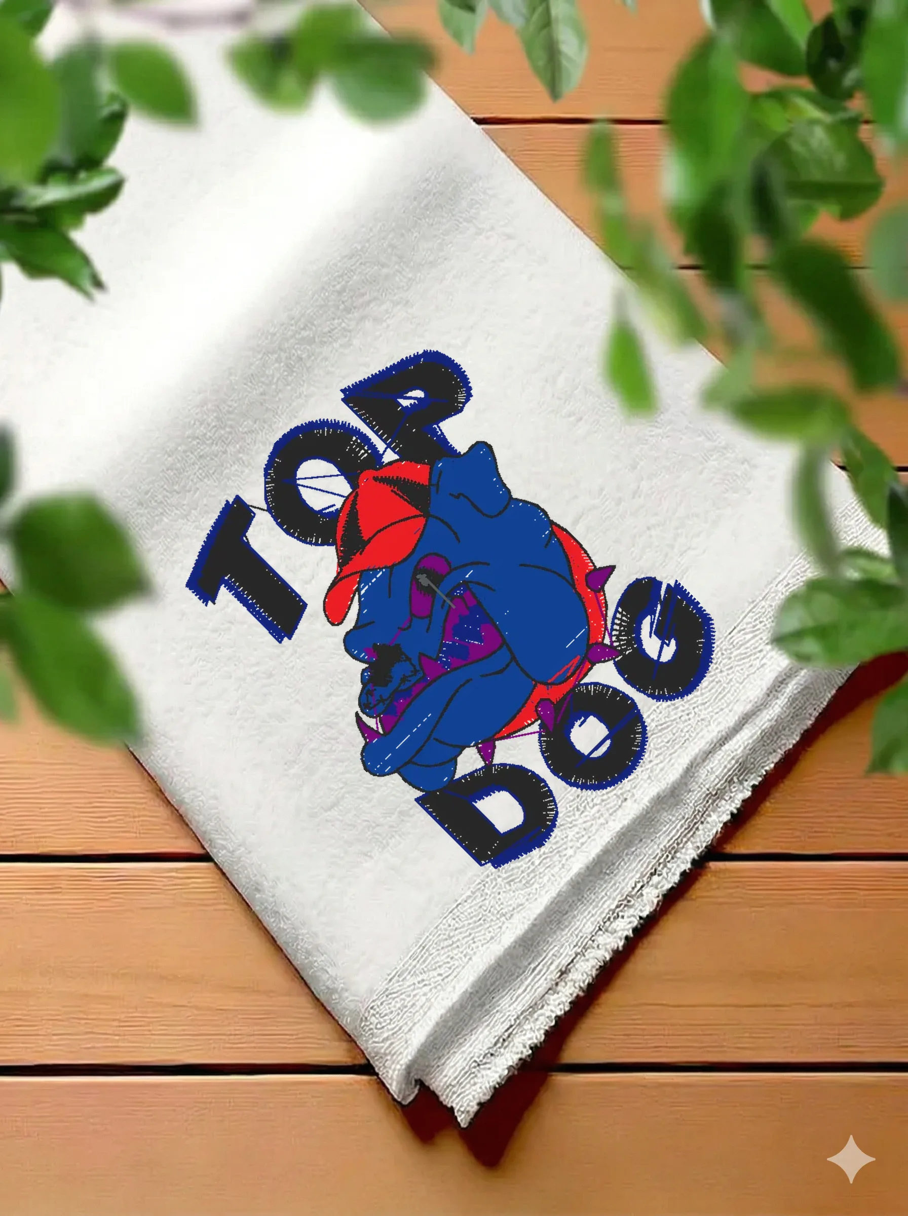 Дизайн машинной вышивки «Крутой бульдог Top Dog» (41.3×56.7 мм) — вид 7