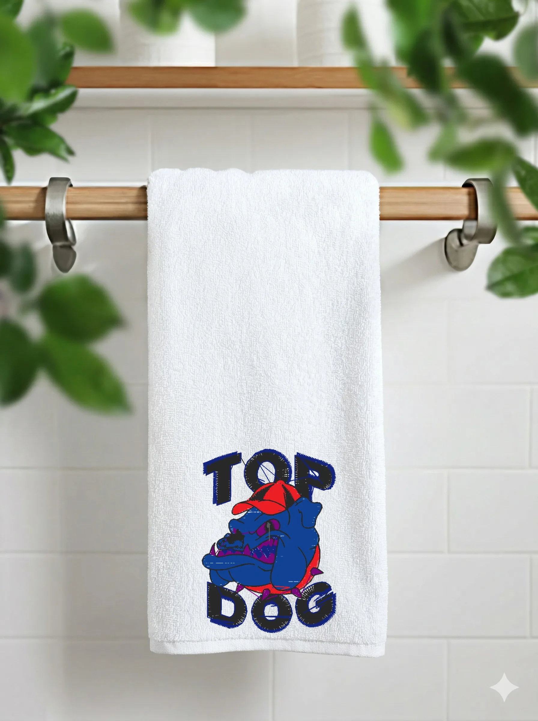 Дизайн машинной вышивки «Крутой бульдог Top Dog» (41.3×56.7 мм) — вид 11