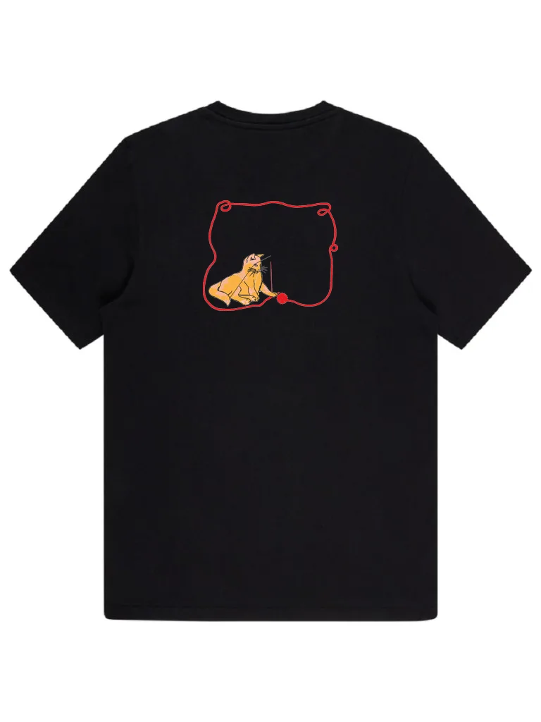 Игривый кот с клубком (миниатюра 4)