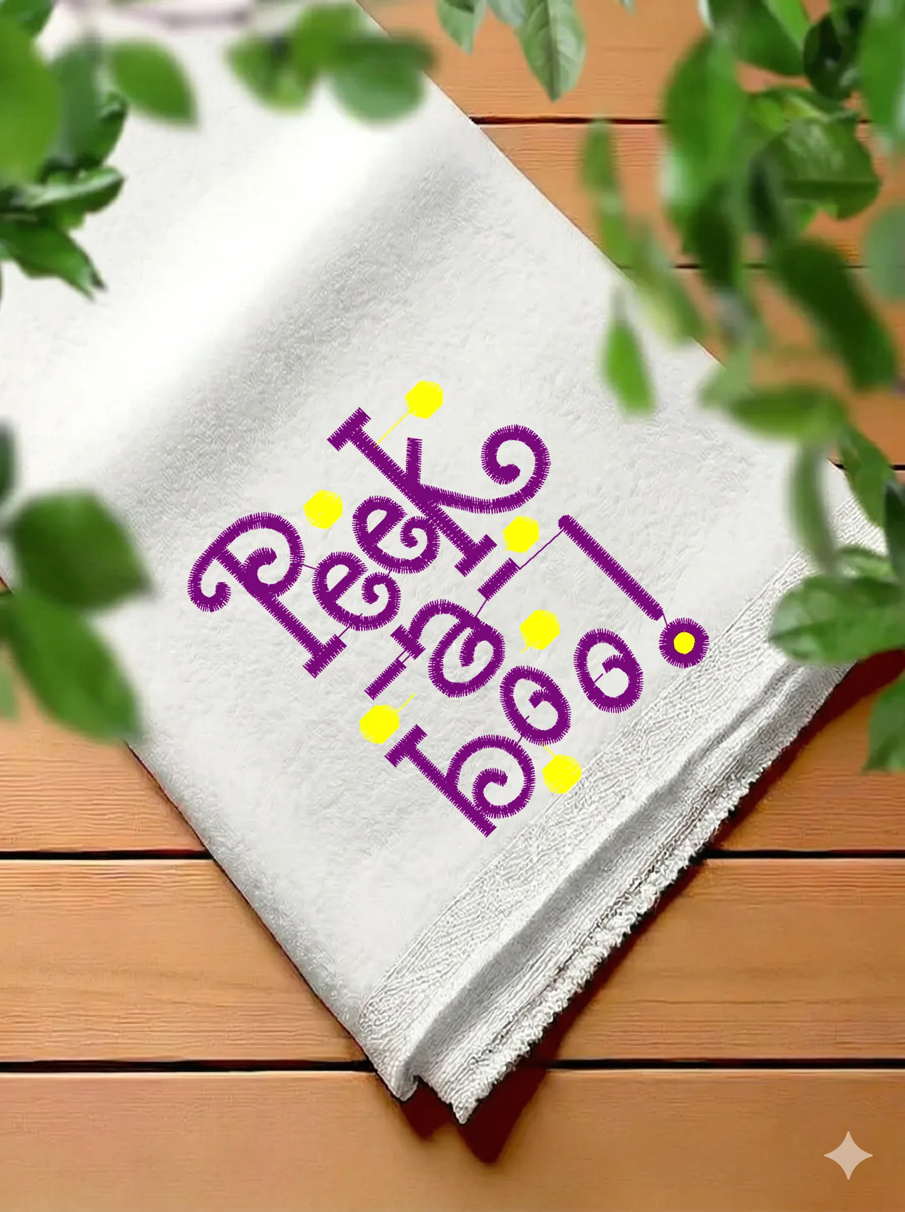 Дизайн машинной вышивки «Игривая надпись Peek-a-boo» (66.5×79 мм) — вид 7