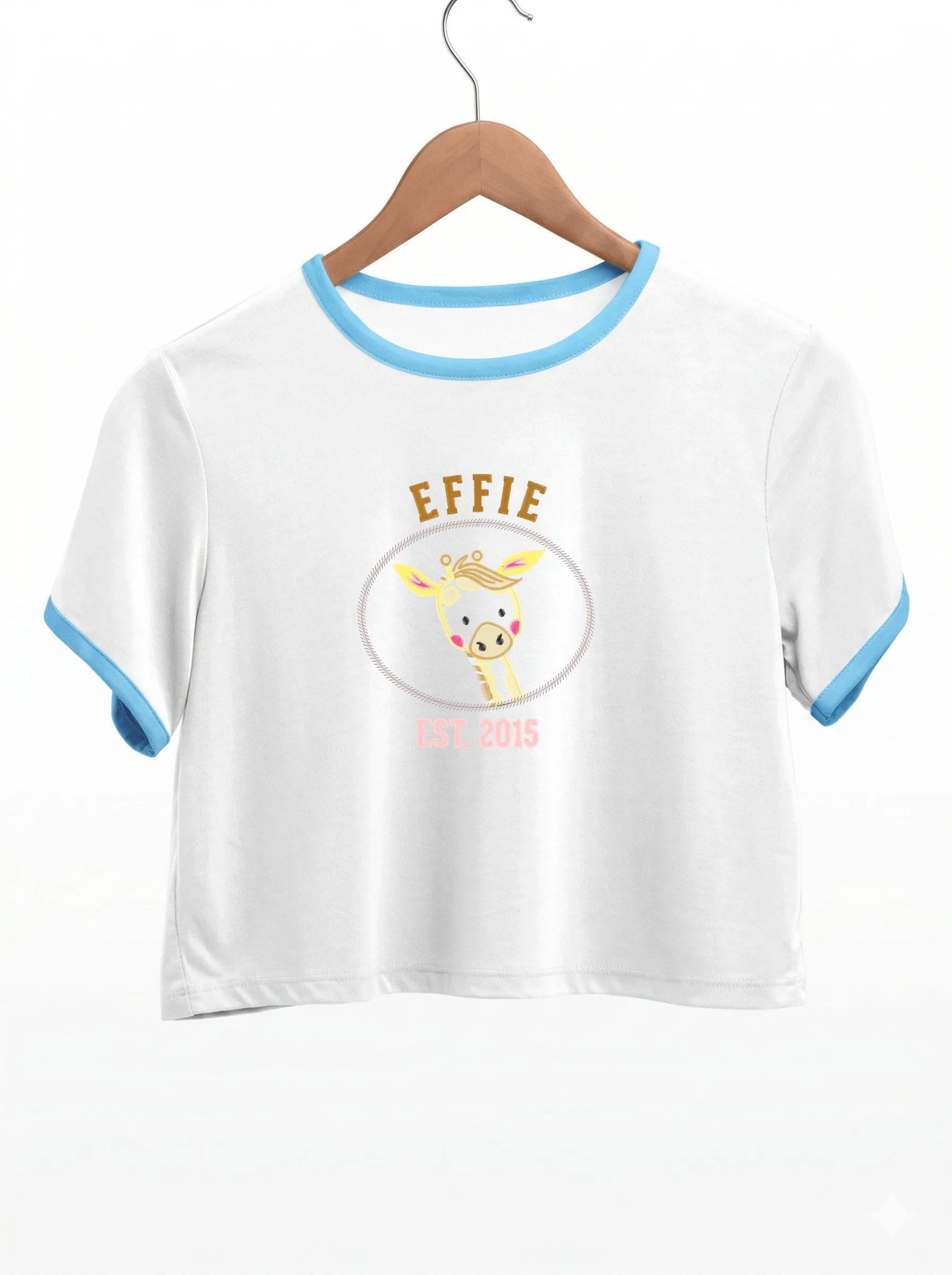 Дизайн машинной вышивки «Милый жирафик EFFIE» (193.5×168.1 мм) — вид 9