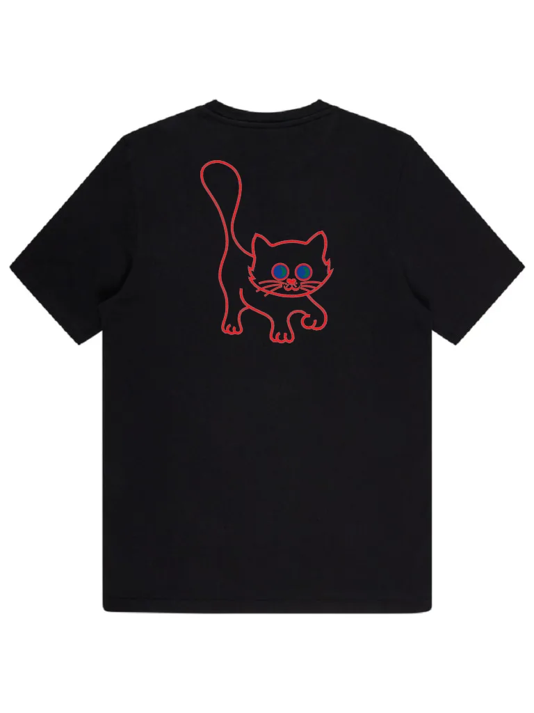 Игривый контурный котенок (миниатюра 4)