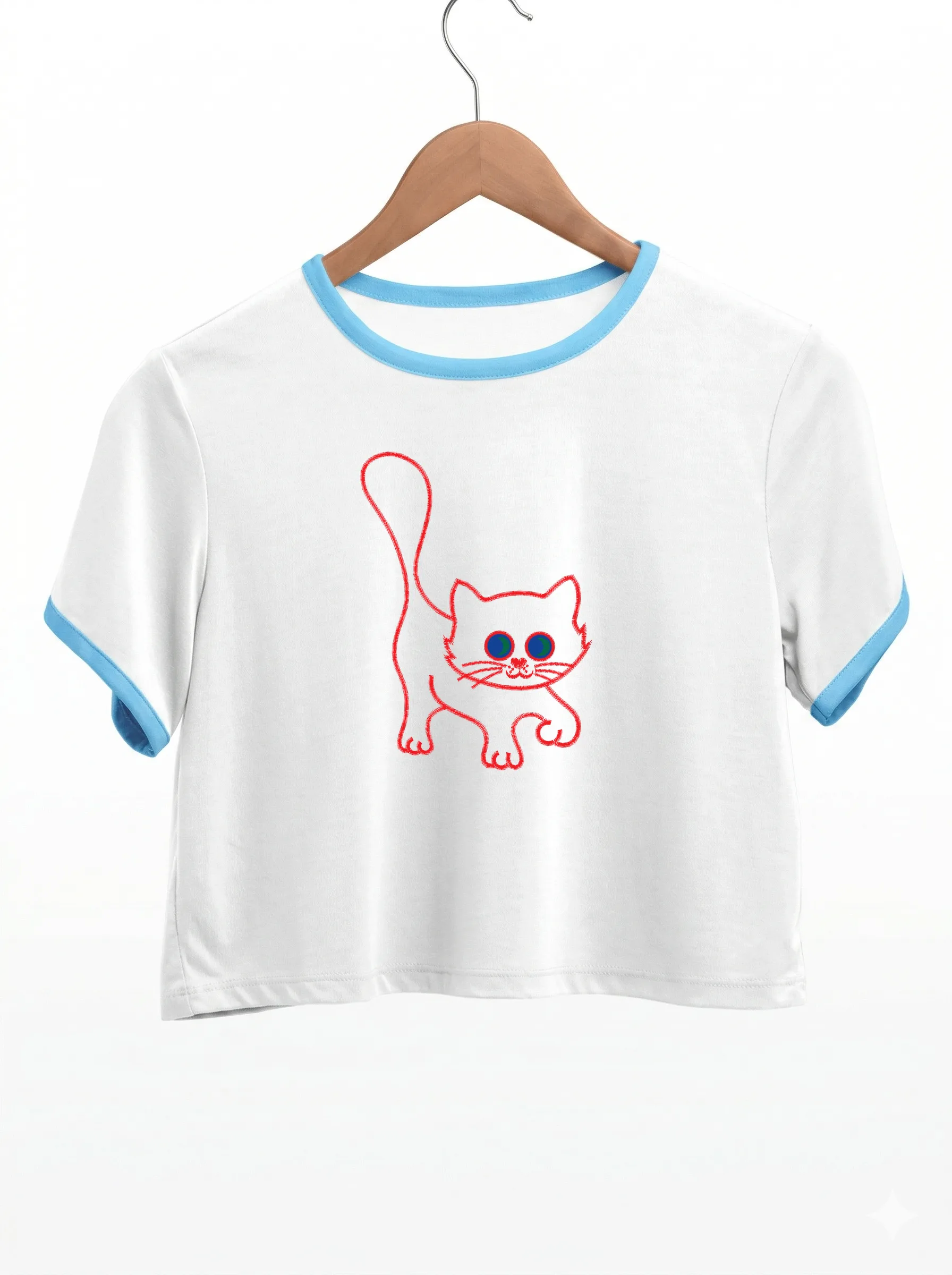 Игривый контурный котенок (миниатюра 9)
