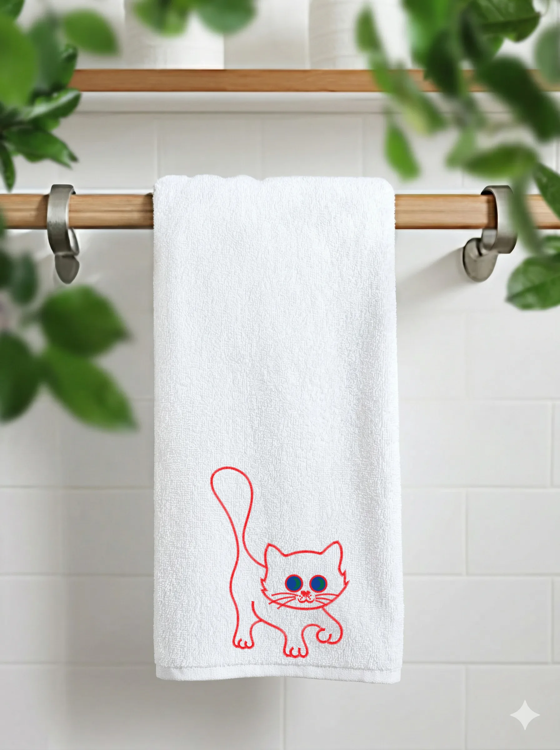 Игривый контурный котенок (миниатюра 11)
