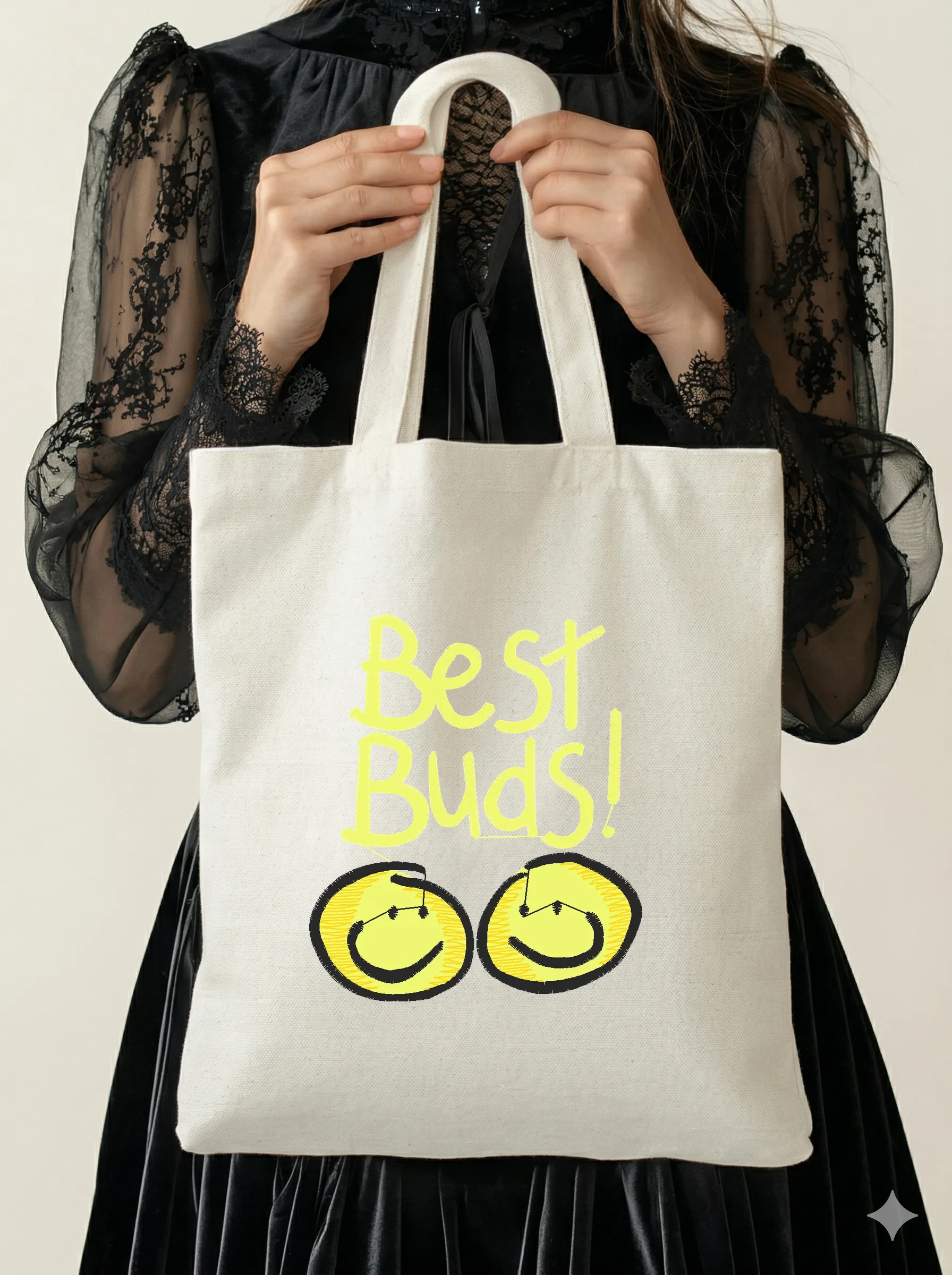 Дизайн машинной вышивки «Смайлики Best Buds» (67.4×78.4 мм) — вид 5