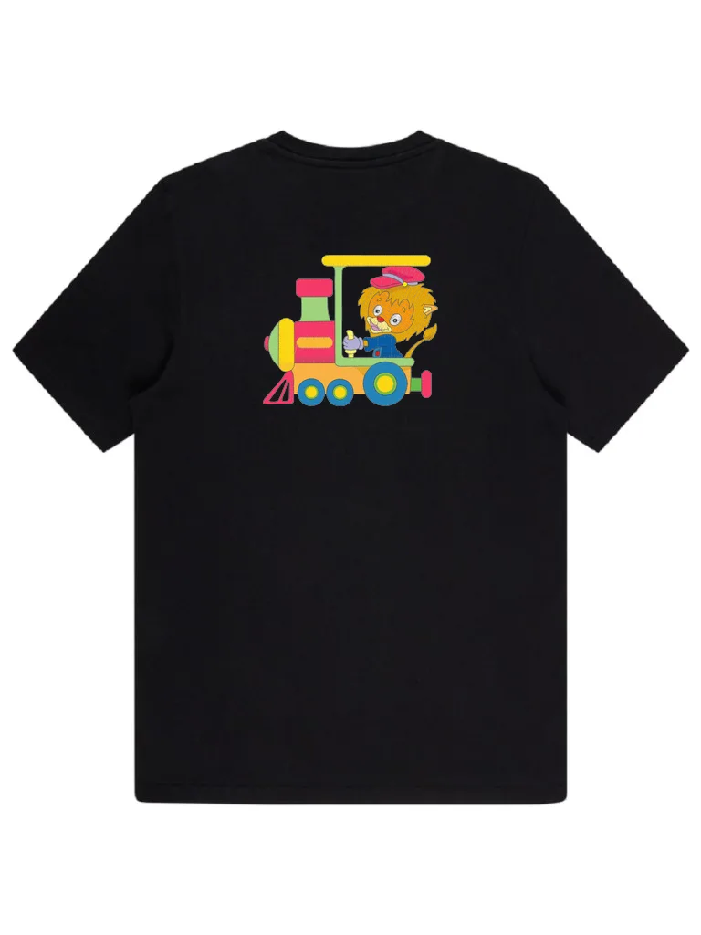 Дизайн машинной вышивки «Львенок на паровозике» (154.8×178.7 мм) — вид 4