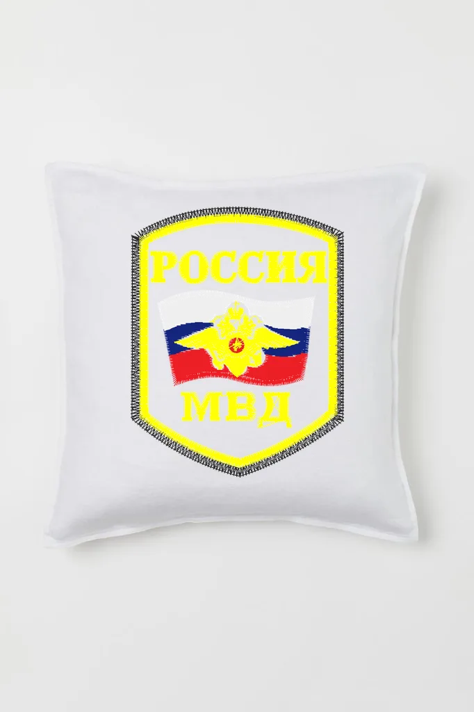 Дизайн машинной вышивки «Шеврон МВД России» (71.6×90.9 мм) — вид 2