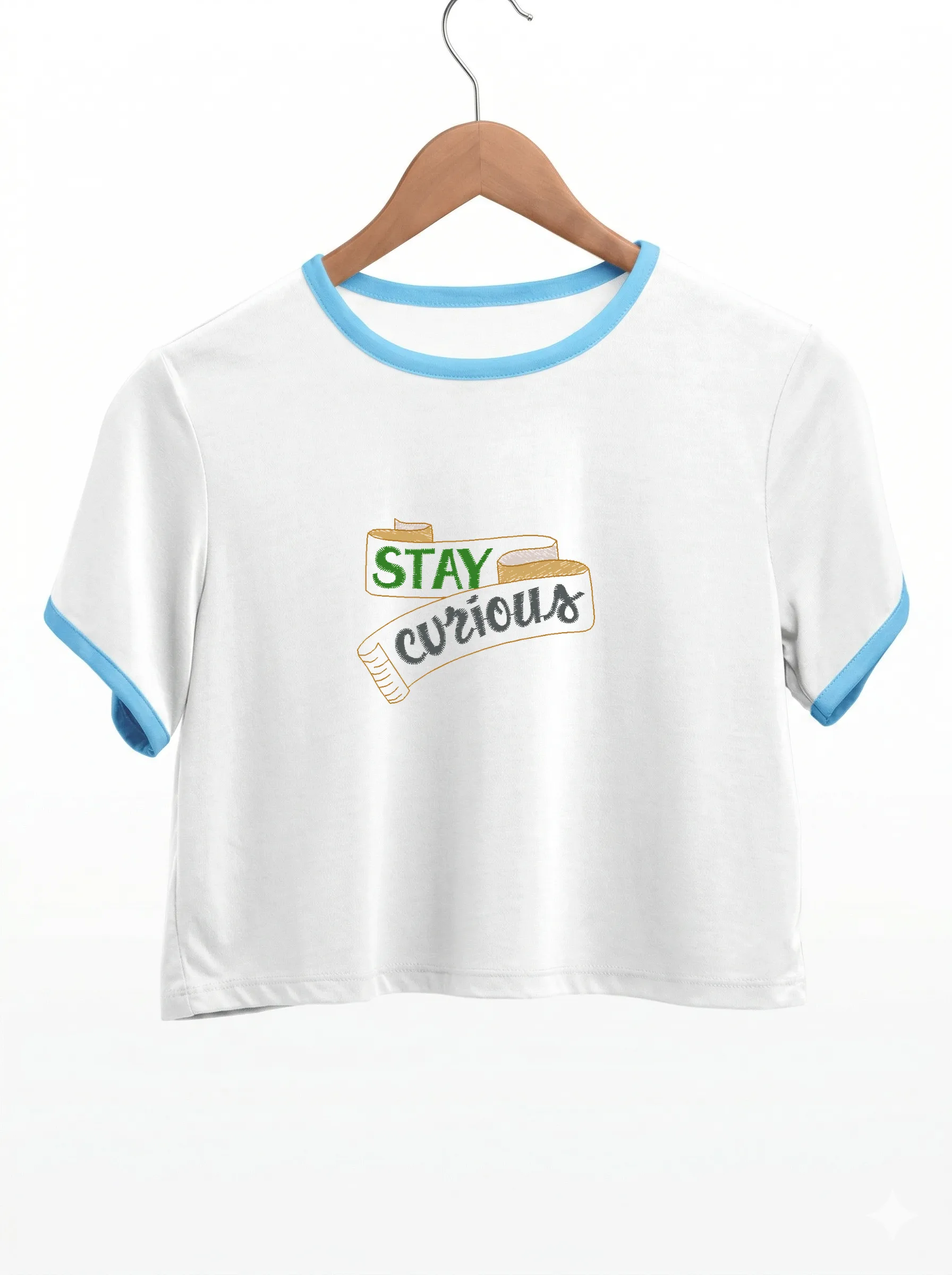 Дизайн машинной вышивки «Лента Stay Curious» (54.7×42.7 мм) — вид 9