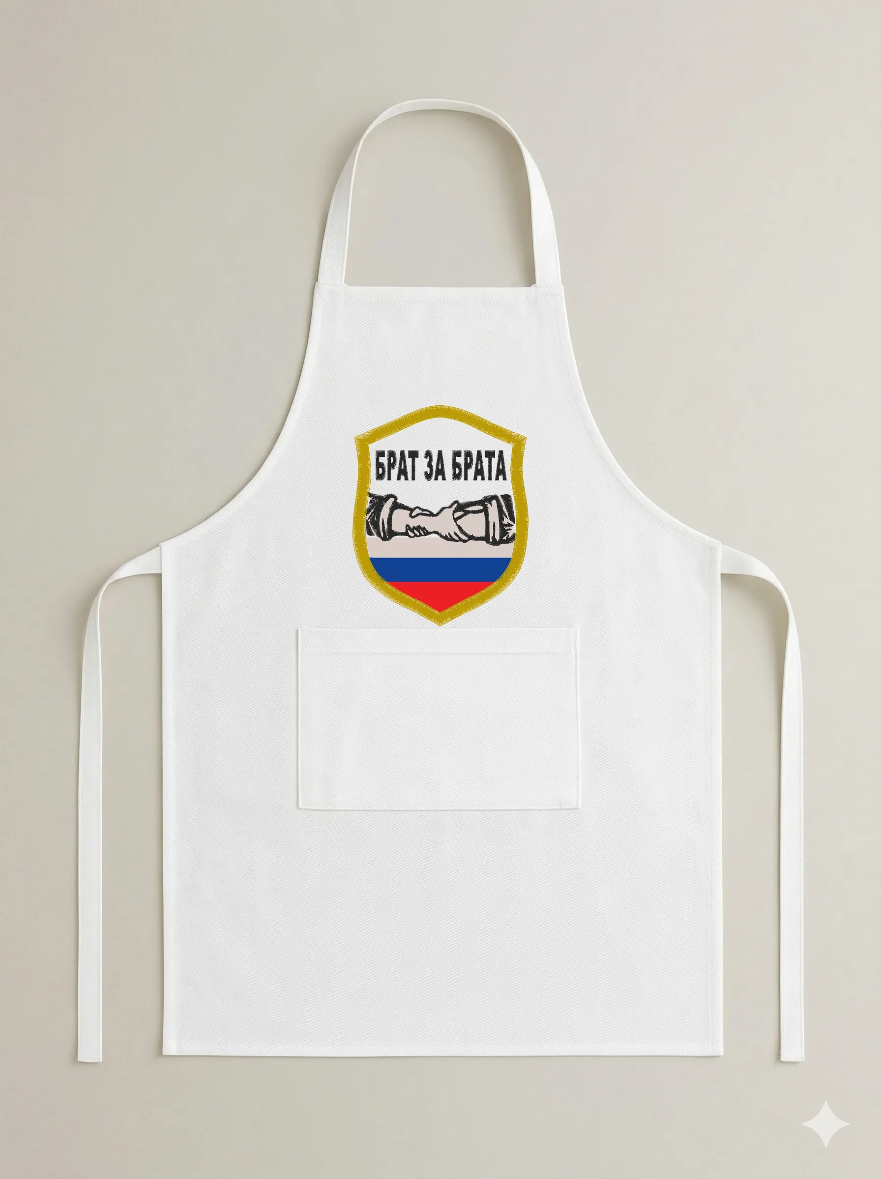 Дизайн машинной вышивки «Шеврон Брат за брата» (85×107.2 мм) — вид 6