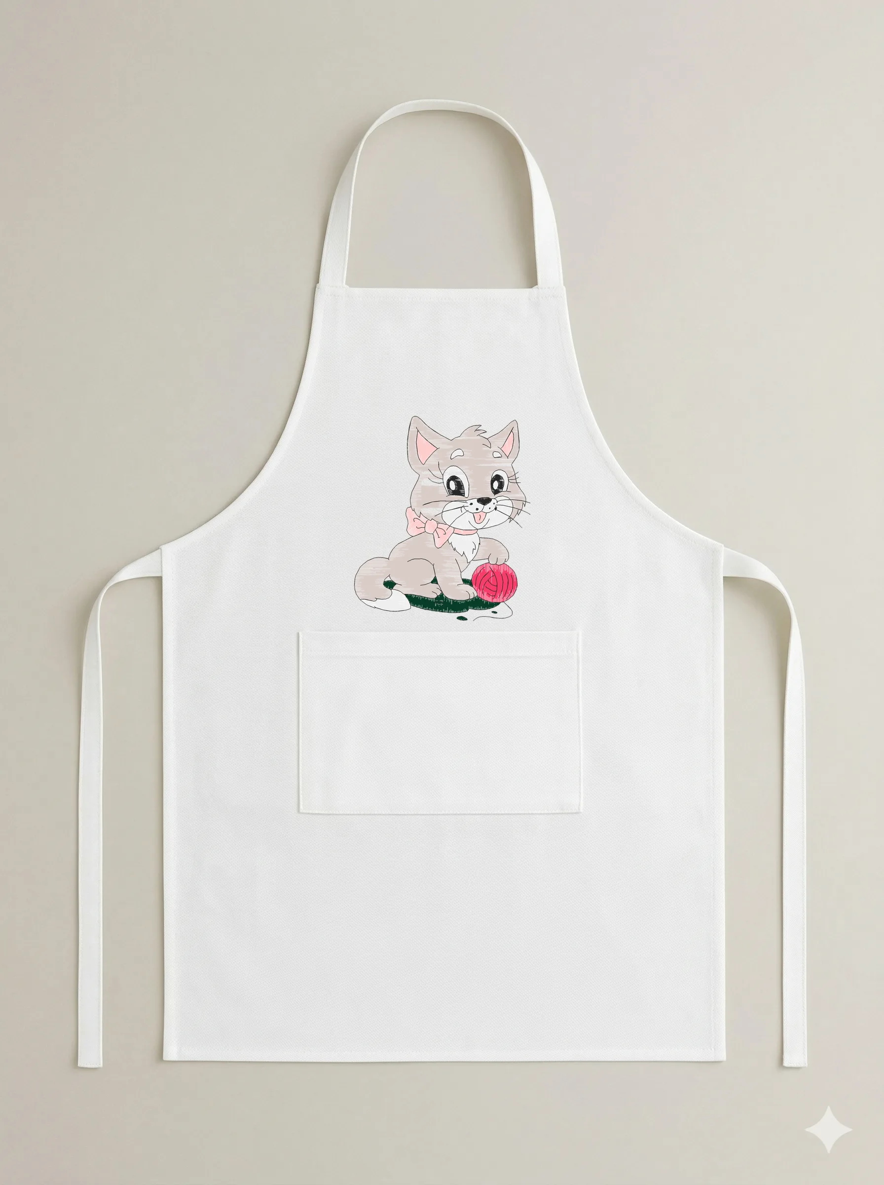 Милый котенок с клубком (миниатюра 6)