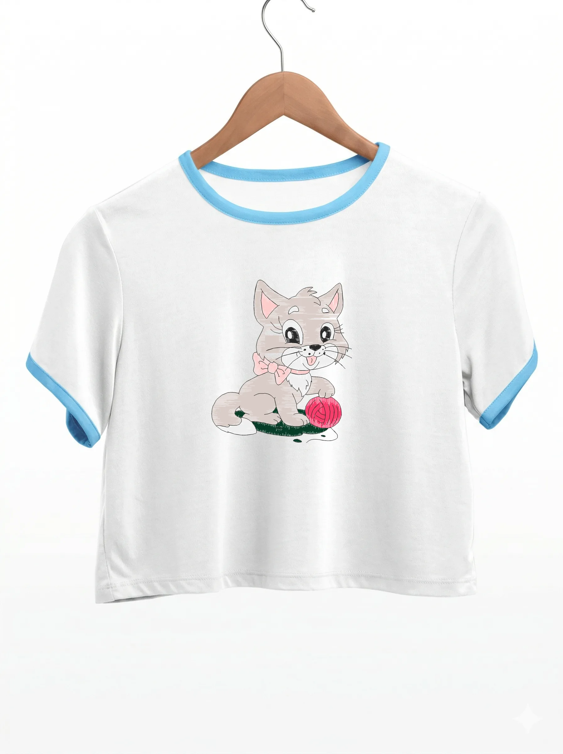 Милый котенок с клубком (миниатюра 9)
