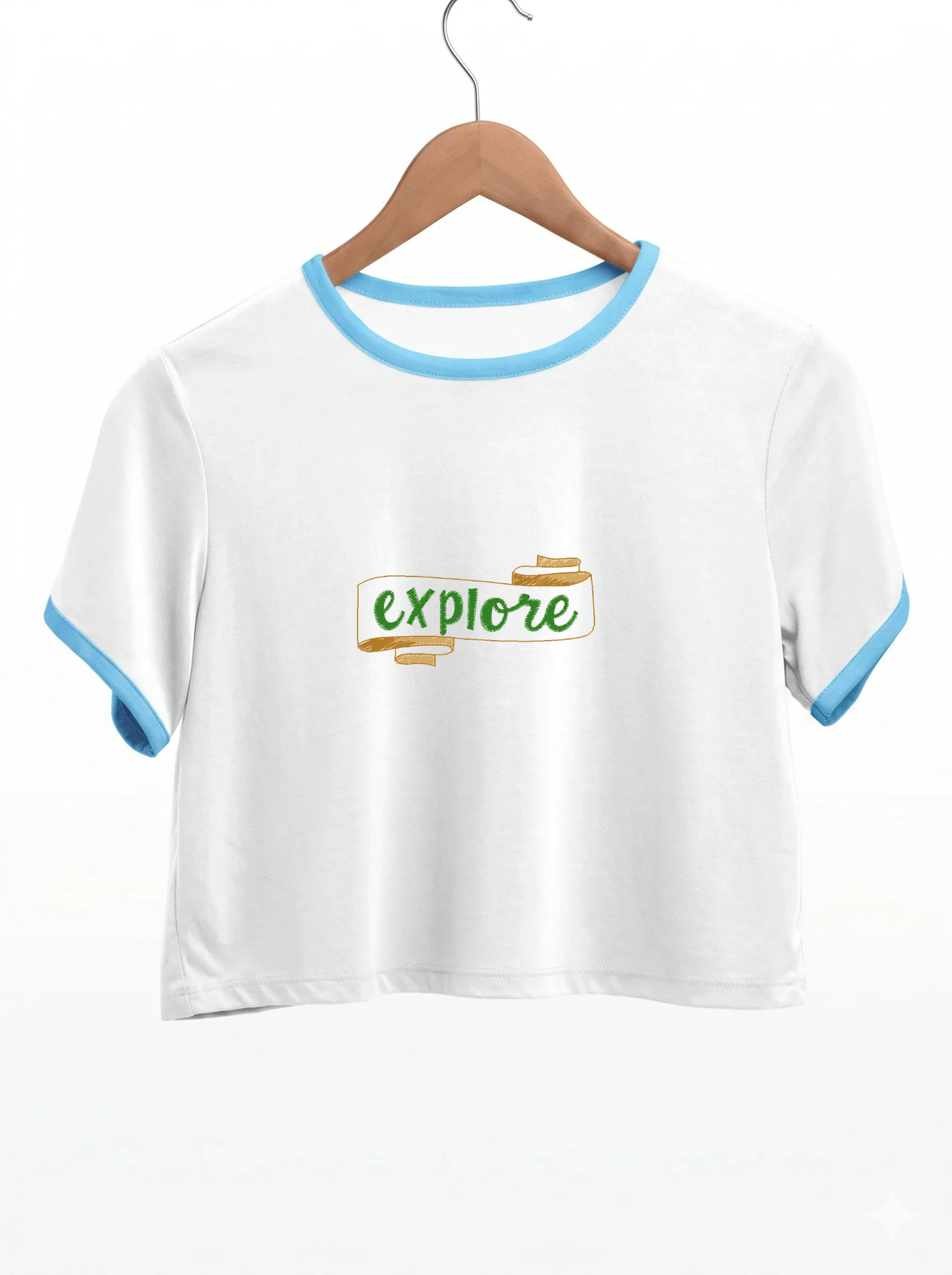Дизайн машинной вышивки «Декоративная лента Explore» (60.5×28.3 мм) — вид 9