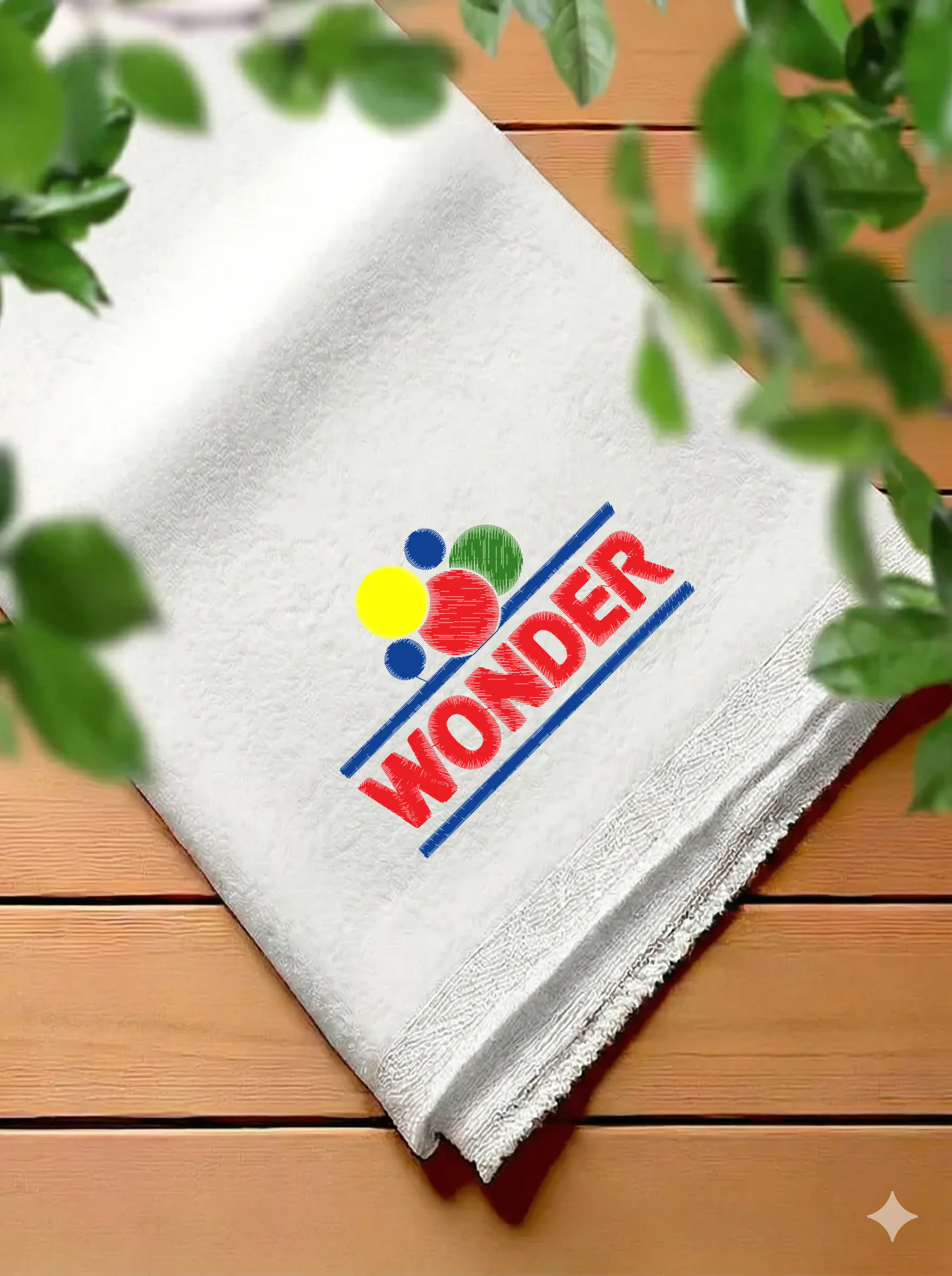 Дизайн машинной вышивки «Яркий логотип Wonder» (100×63.8 мм) — вид 7