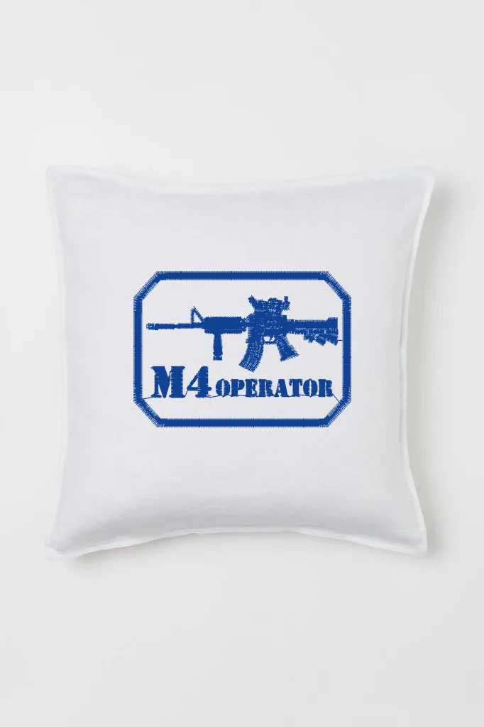 Дизайн машинной вышивки «Шеврон M4 Operator» (70.4×50.4 мм) — вид 2
