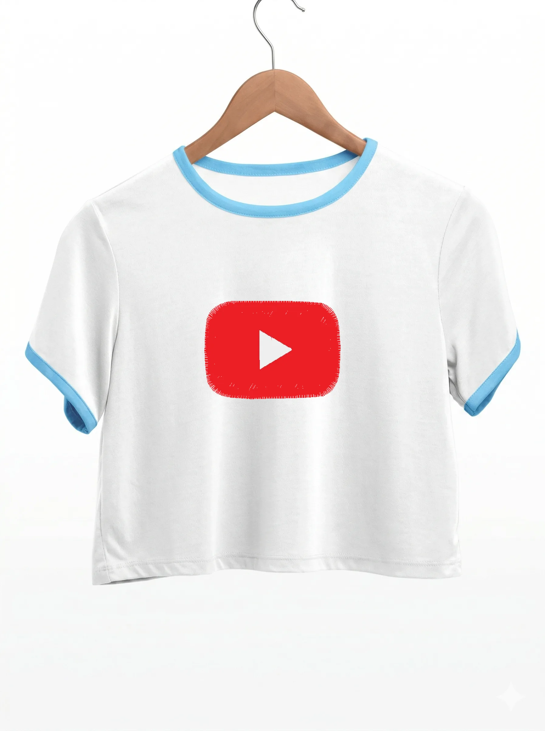 Дизайн машинной вышивки «Логотип YouTube» (38×27.4 мм) — вид 9