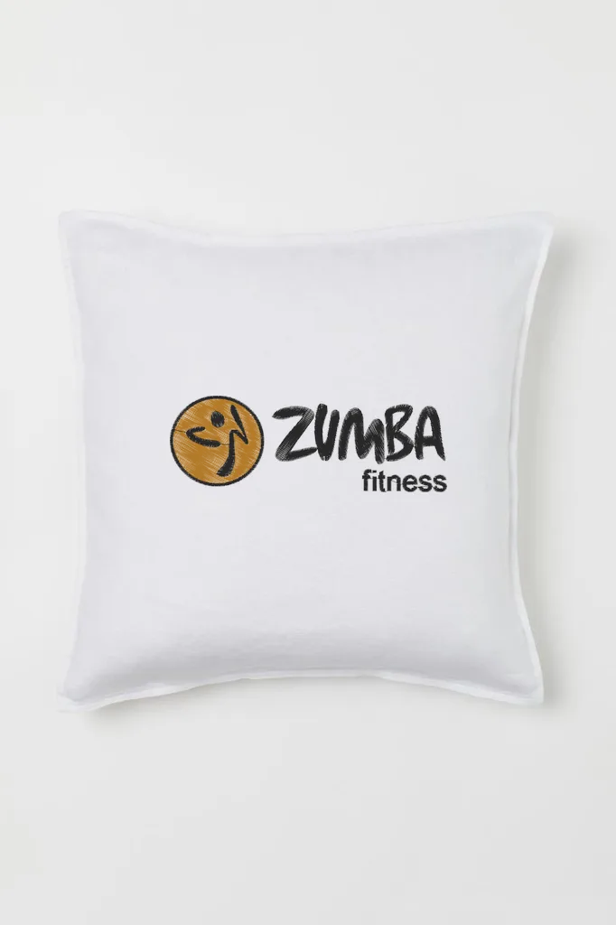 Дизайн машинной вышивки «Логотип Zumba Fitness» (56.6×162.2 мм) — вид 2