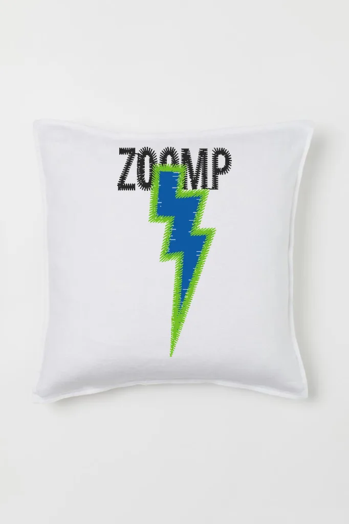 Дизайн машинной вышивки «Молния ZOOMP» (27.8×50.8 мм) — вид 2