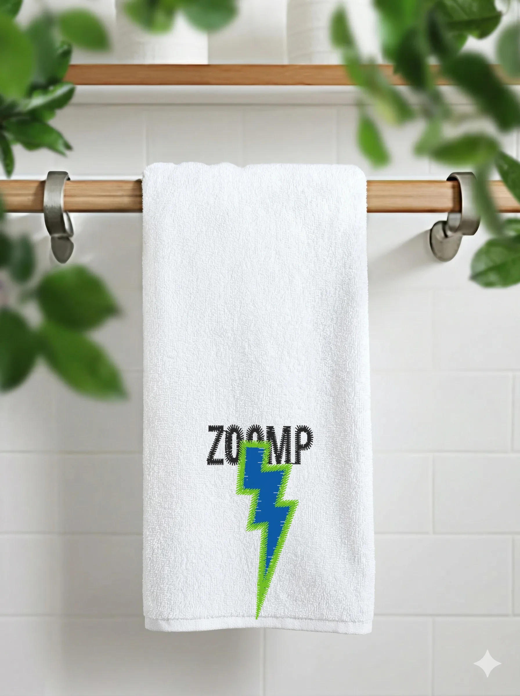 Дизайн машинной вышивки «Молния ZOOMP» (27.8×50.8 мм) — вид 11