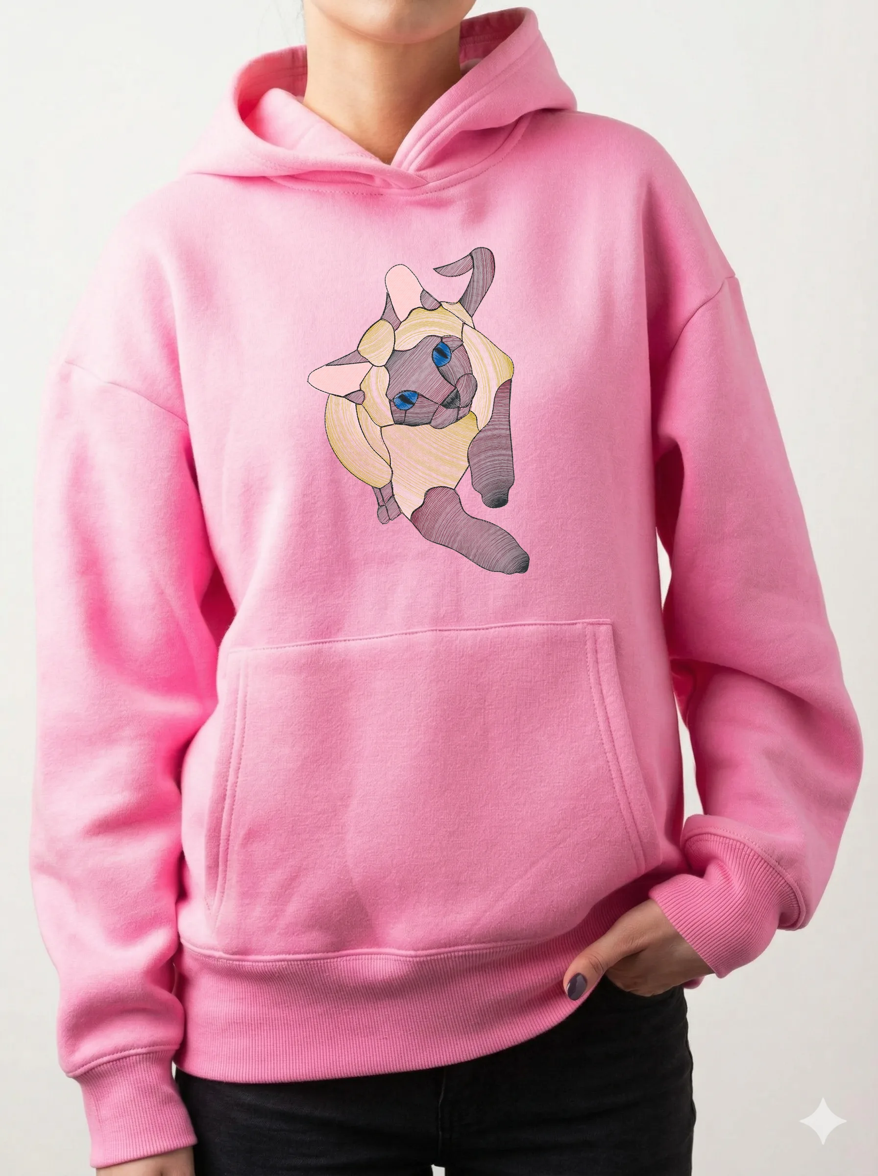 Игривая сиамская кошка (миниатюра 12)