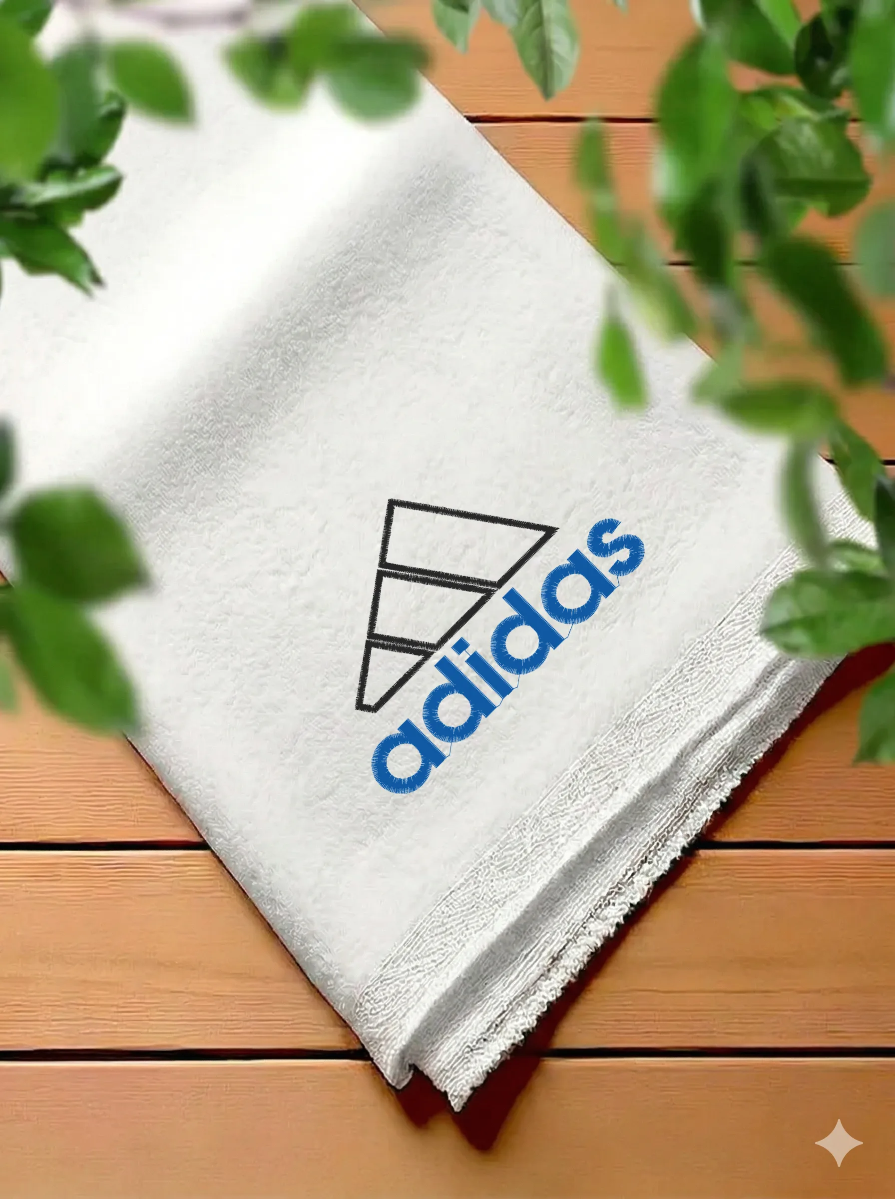 Дизайн машинной вышивки «Спортивный логотип Adidas» (98.3×156.8 мм) — вид 7