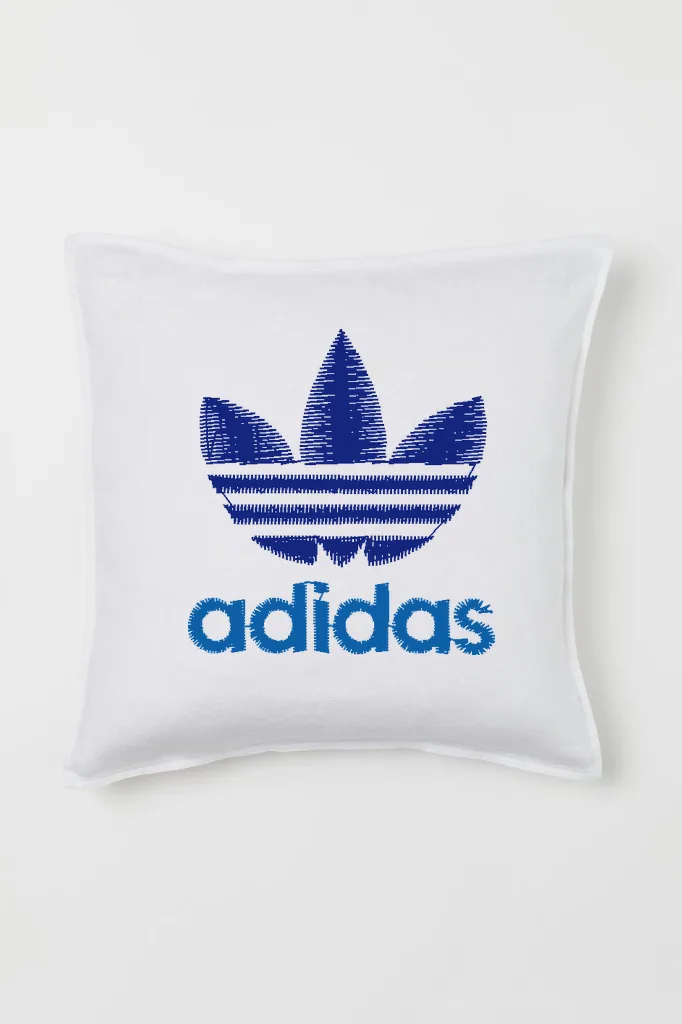 Дизайн машинной вышивки «Спортивный логотип Adidas» (42.3×44.9 мм) — вид 2