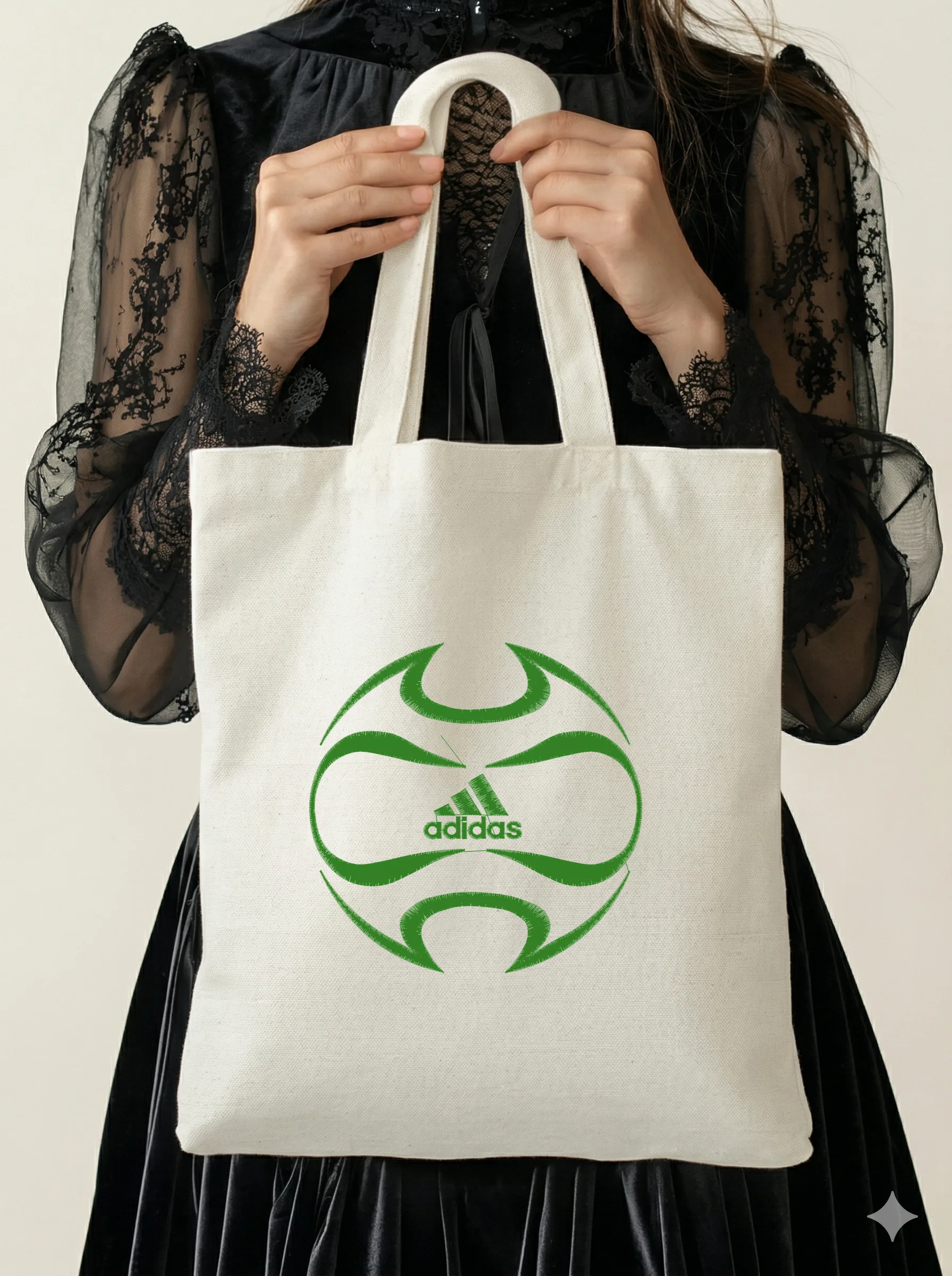 Дизайн машинной вышивки «Спортивный логотип Adidas» (133×132.2 мм) — вид 5