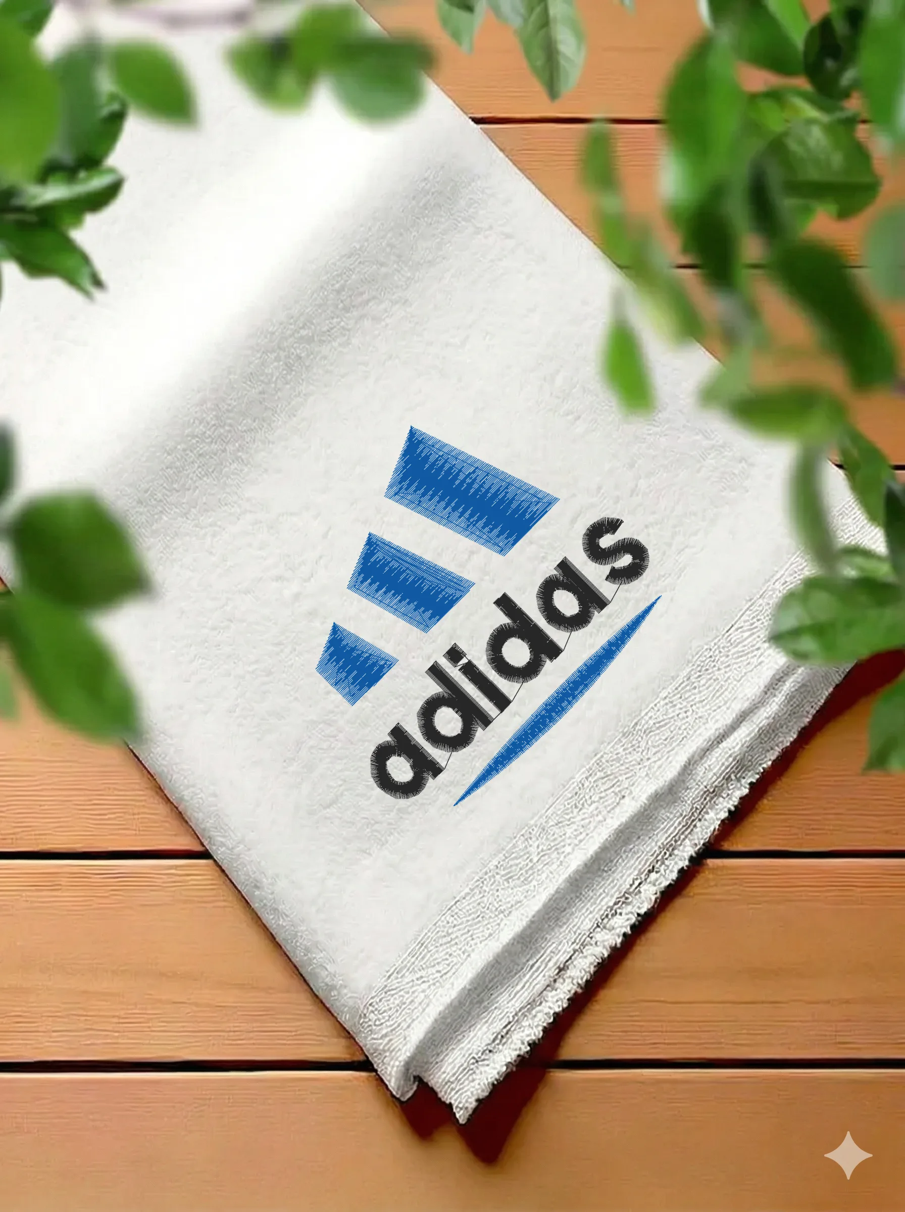 Дизайн машинной вышивки «Логотип Adidas» (120×103.8 мм) — вид 7