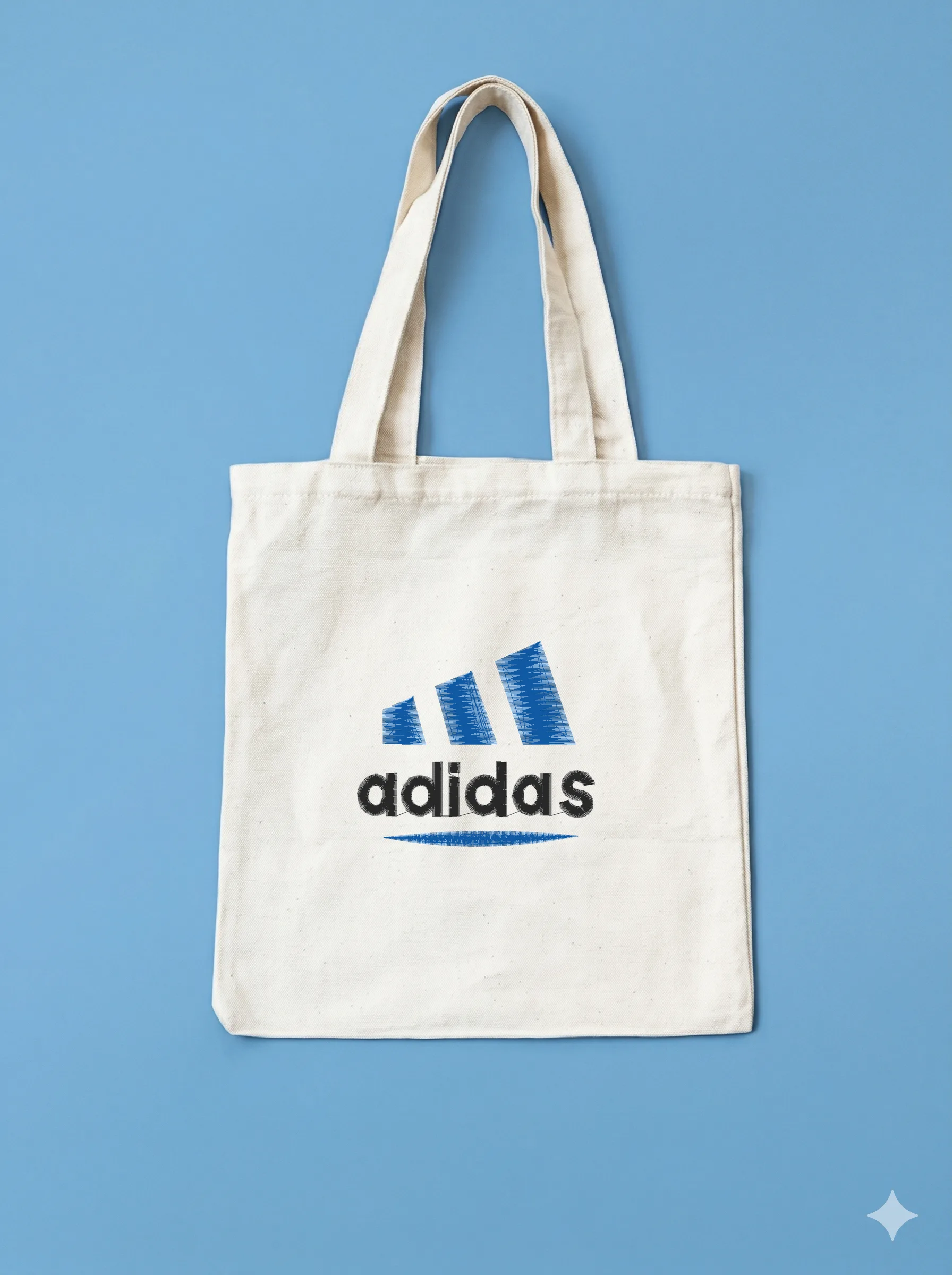 Дизайн машинной вышивки «Логотип Adidas» (120×103.8 мм) — вид 10