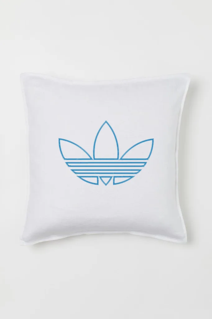 Дизайн машинной вышивки «Спортивный логотип трилистник» (133.1×193.5 мм) — вид 2