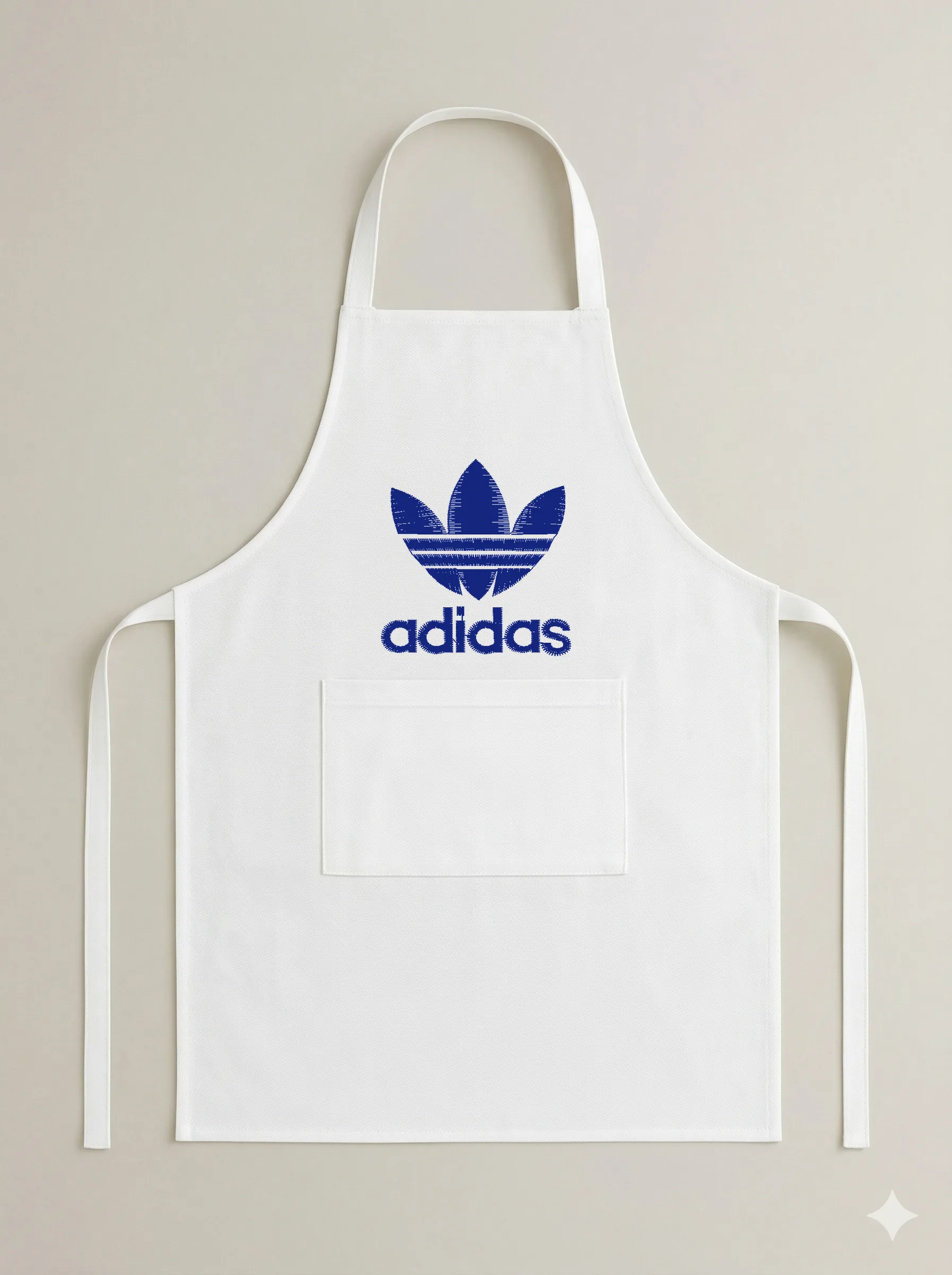 Дизайн машинной вышивки «Спортивный логотип Adidas» (42.8×44.2 мм) — вид 6