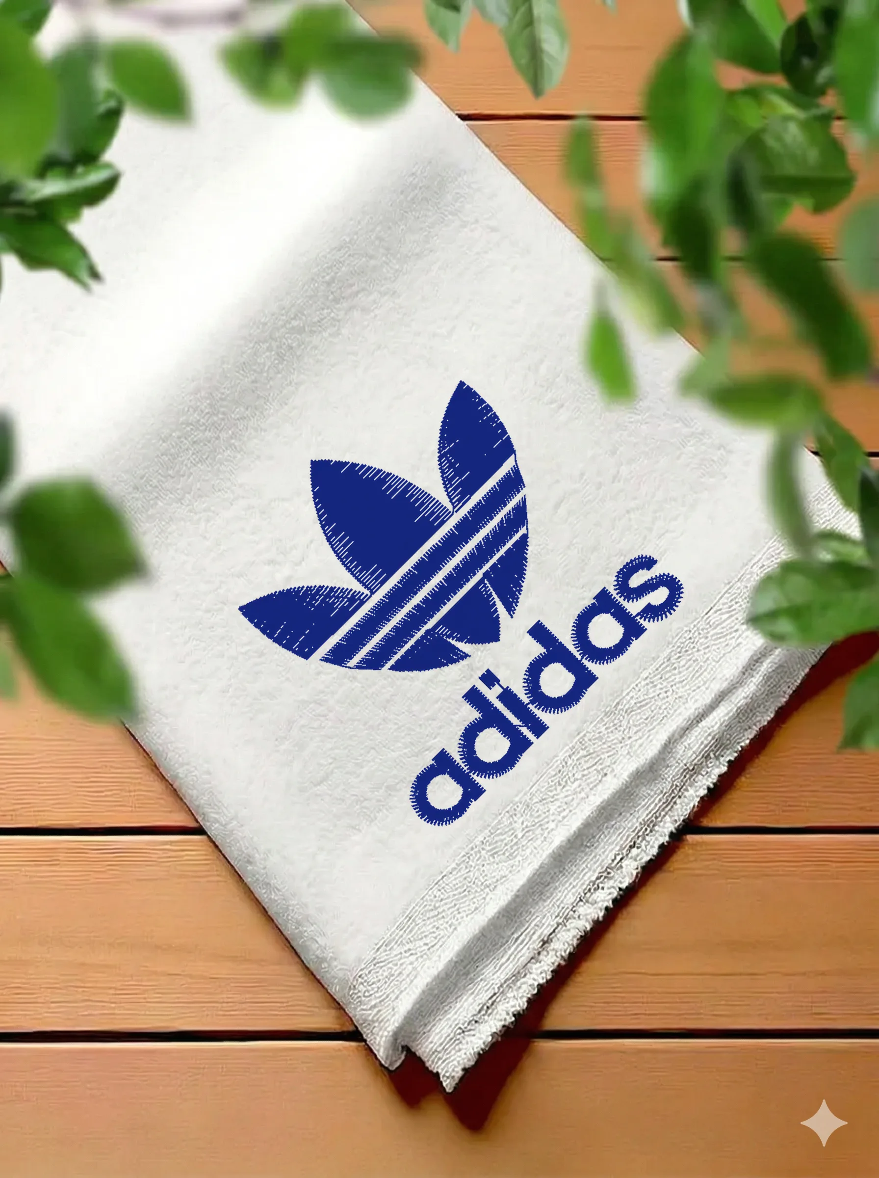 Дизайн машинной вышивки «Спортивный логотип Adidas» (42.8×44.2 мм) — вид 7