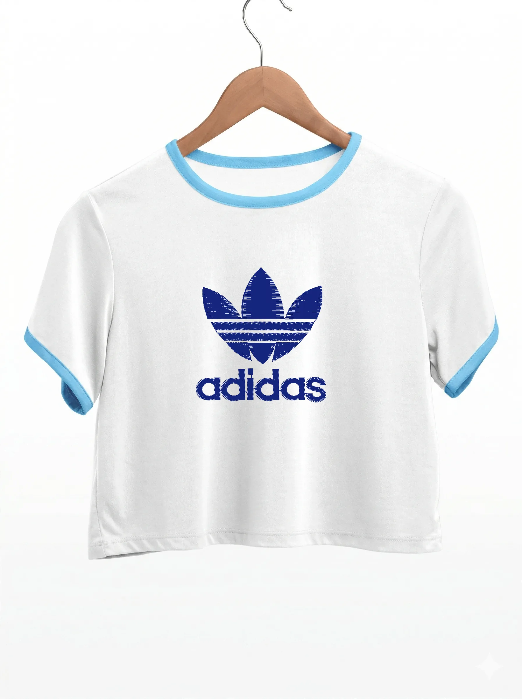 Дизайн машинной вышивки «Спортивный логотип Adidas» (42.8×44.2 мм) — вид 9