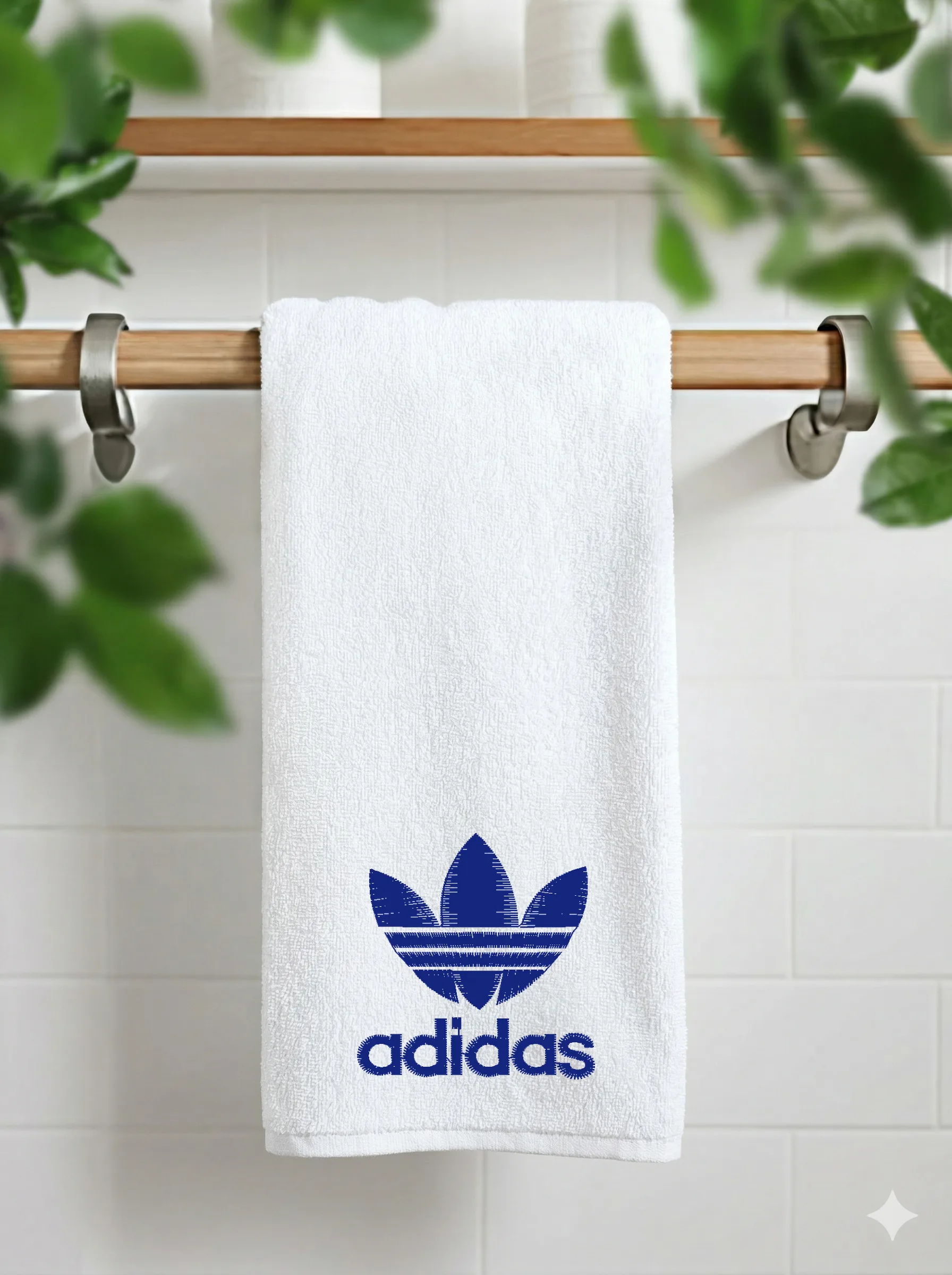 Дизайн машинной вышивки «Спортивный логотип Adidas» (42.8×44.2 мм) — вид 11
