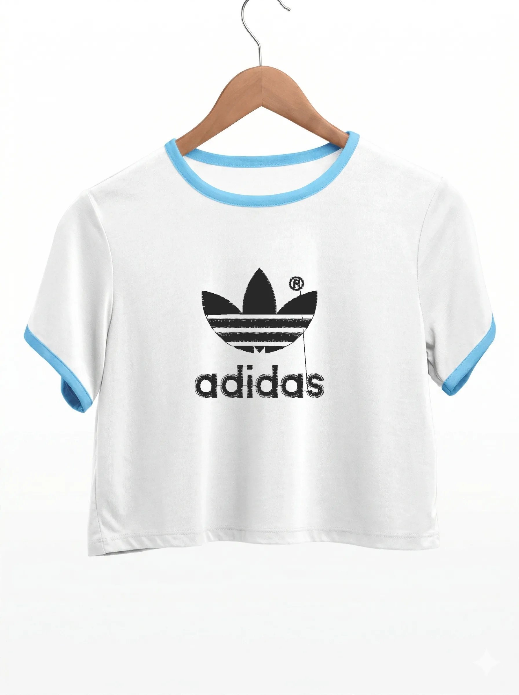 Дизайн машинной вышивки «Классический логотип Adidas» (59.5×59.9 мм) — вид 9