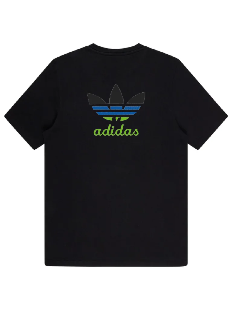 Дизайн машинной вышивки «Спортивный логотип Adidas» (119.6×133.7 мм) — вид 4