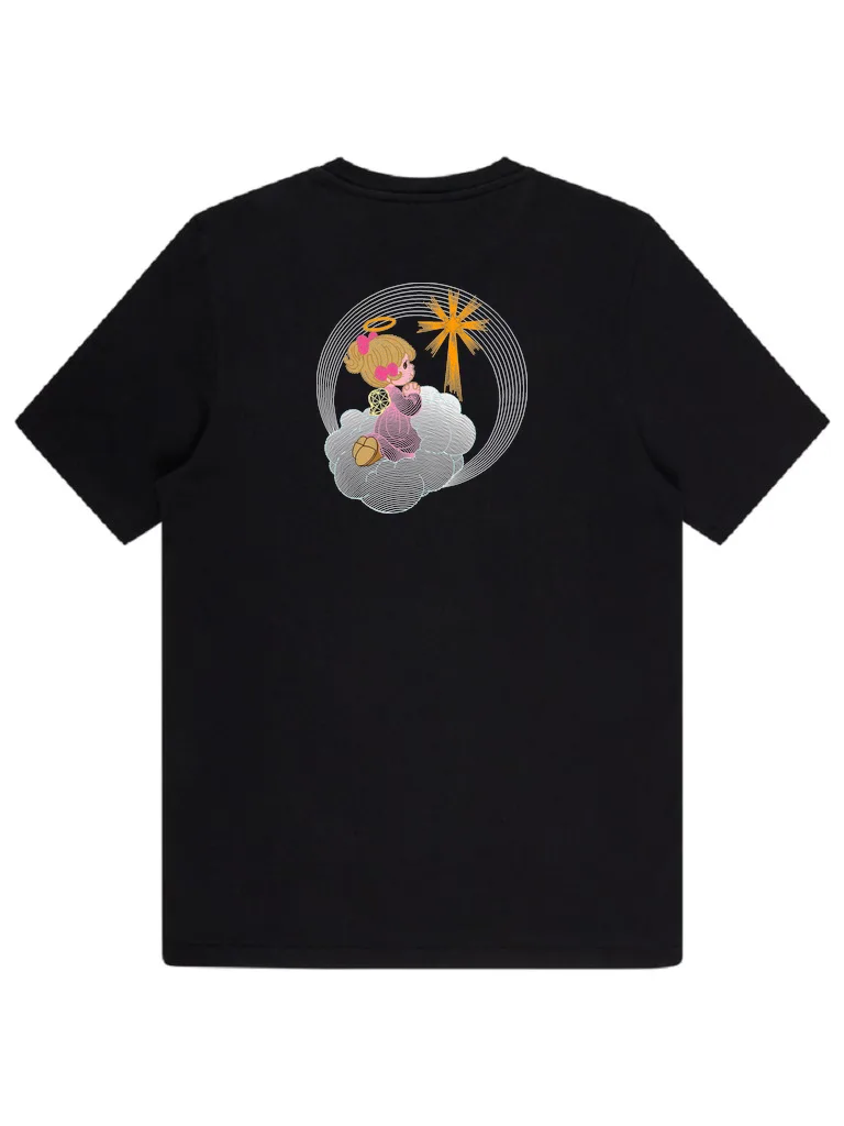 Дизайн машинной вышивки «Ангел на облаке» (90.8×99.4 мм) — вид 4