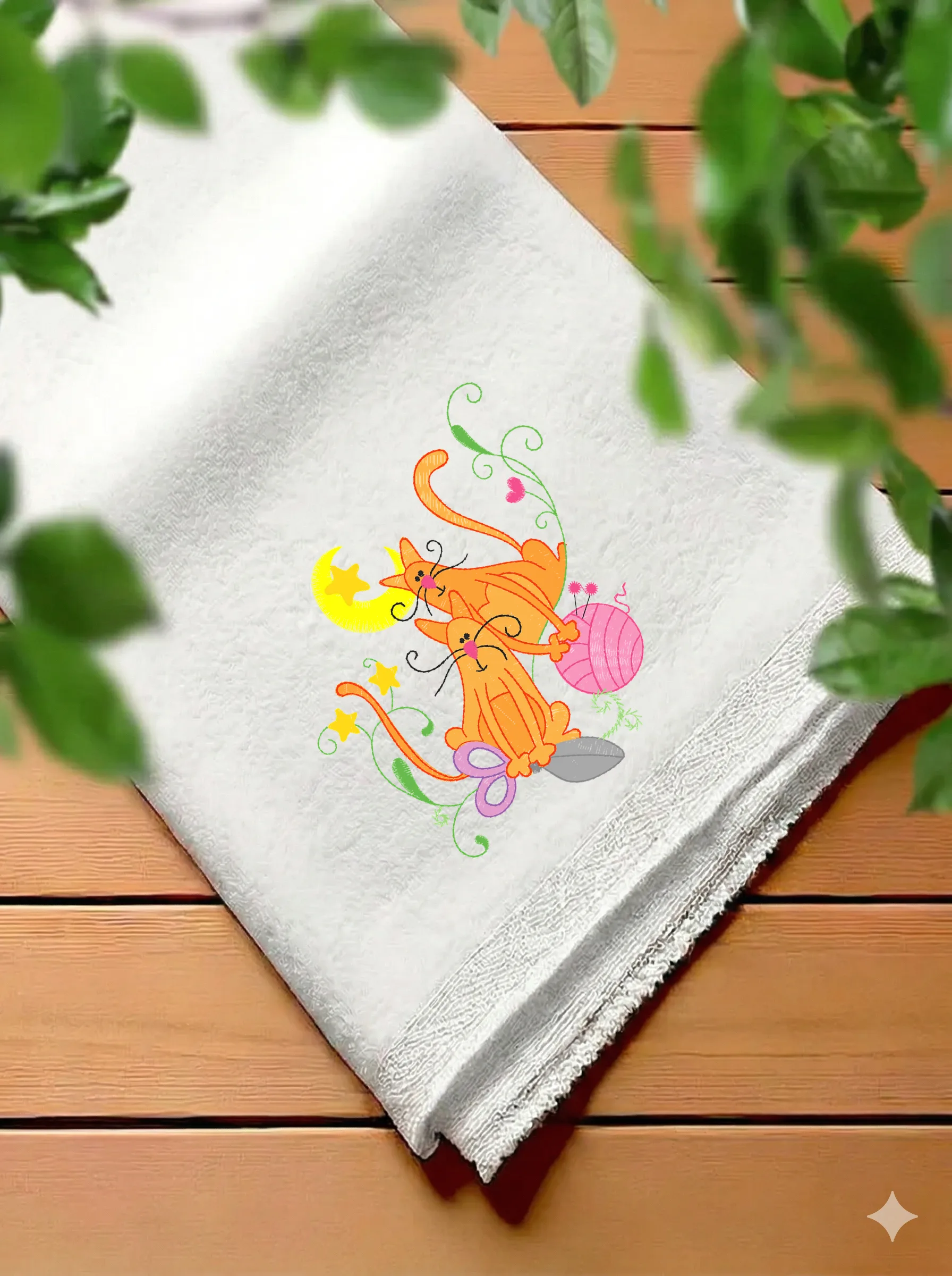 Рыжие коты с клубочком (миниатюра 7)