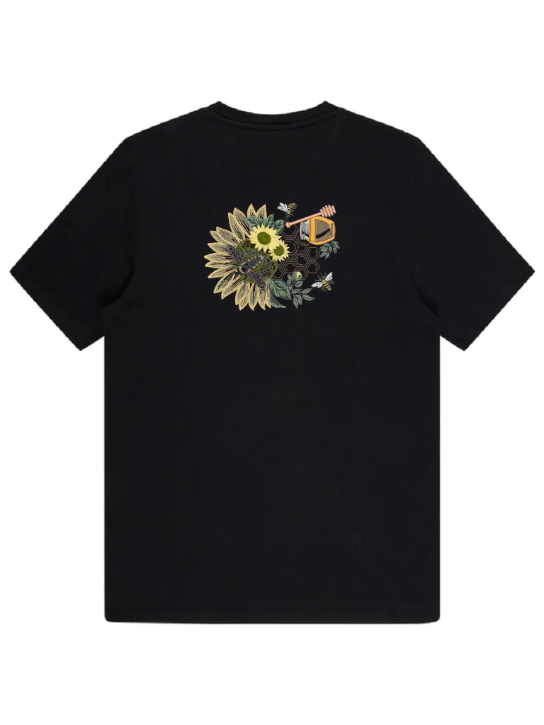 Дизайн машинной вышивки «Подсолнух и пчелы» (214×170.9 мм) — вид 4