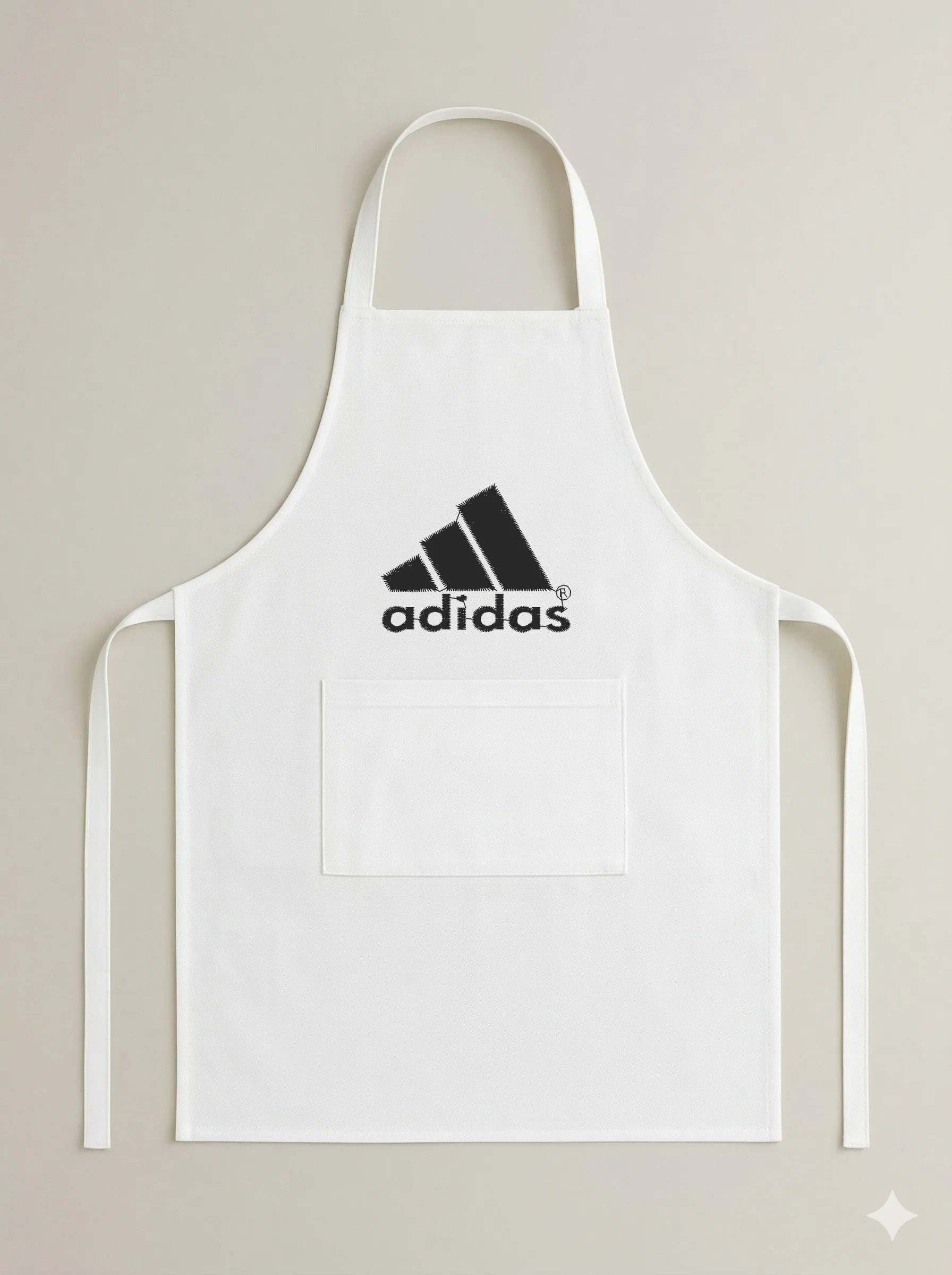 Дизайн машинной вышивки «Логотип Adidas» (51.2×40.2 мм) — вид 6