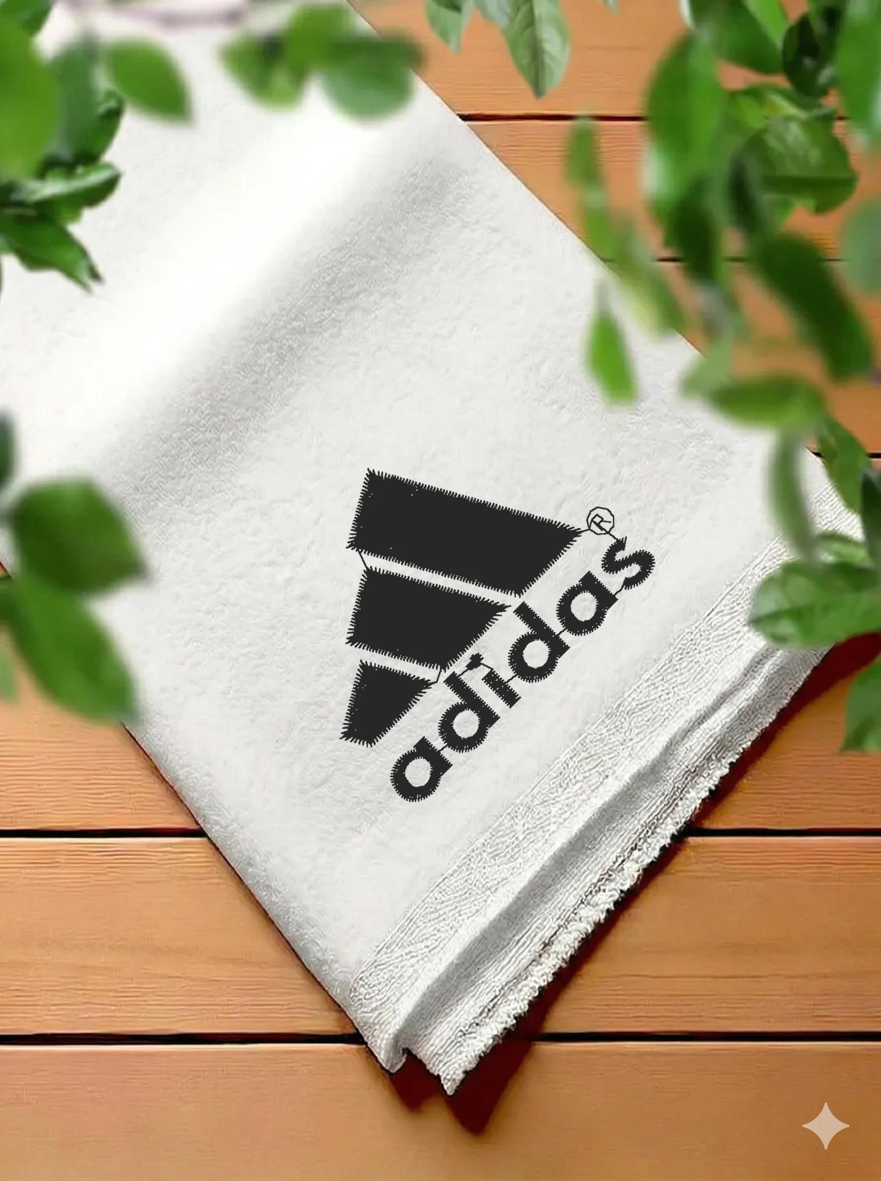 Дизайн машинной вышивки «Логотип Adidas» (51.2×40.2 мм) — вид 7
