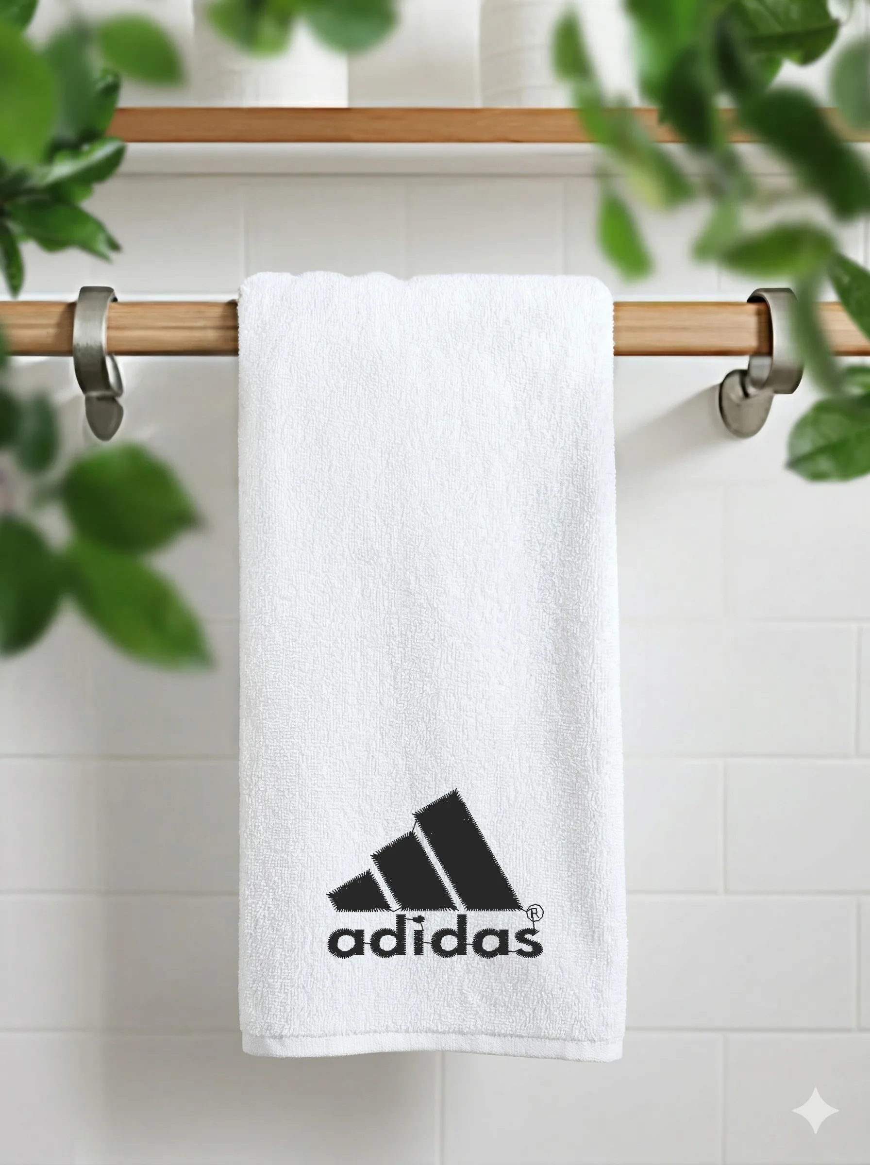 Дизайн машинной вышивки «Логотип Adidas» (51.2×40.2 мм) — вид 11