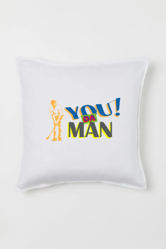 Дизайн машинной вышивки «Гольфист You Da Man» (85.2×49.6 мм) — вид 2