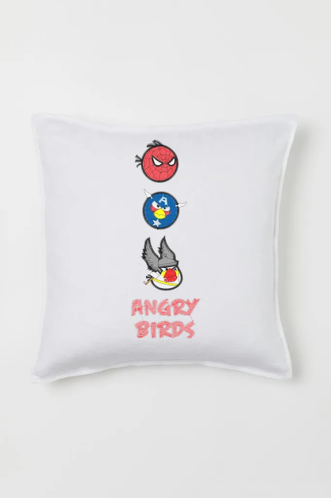 Дизайн машинной вышивки «Angry Birds Супергерои» (96.8×278.6 мм) — вид 2