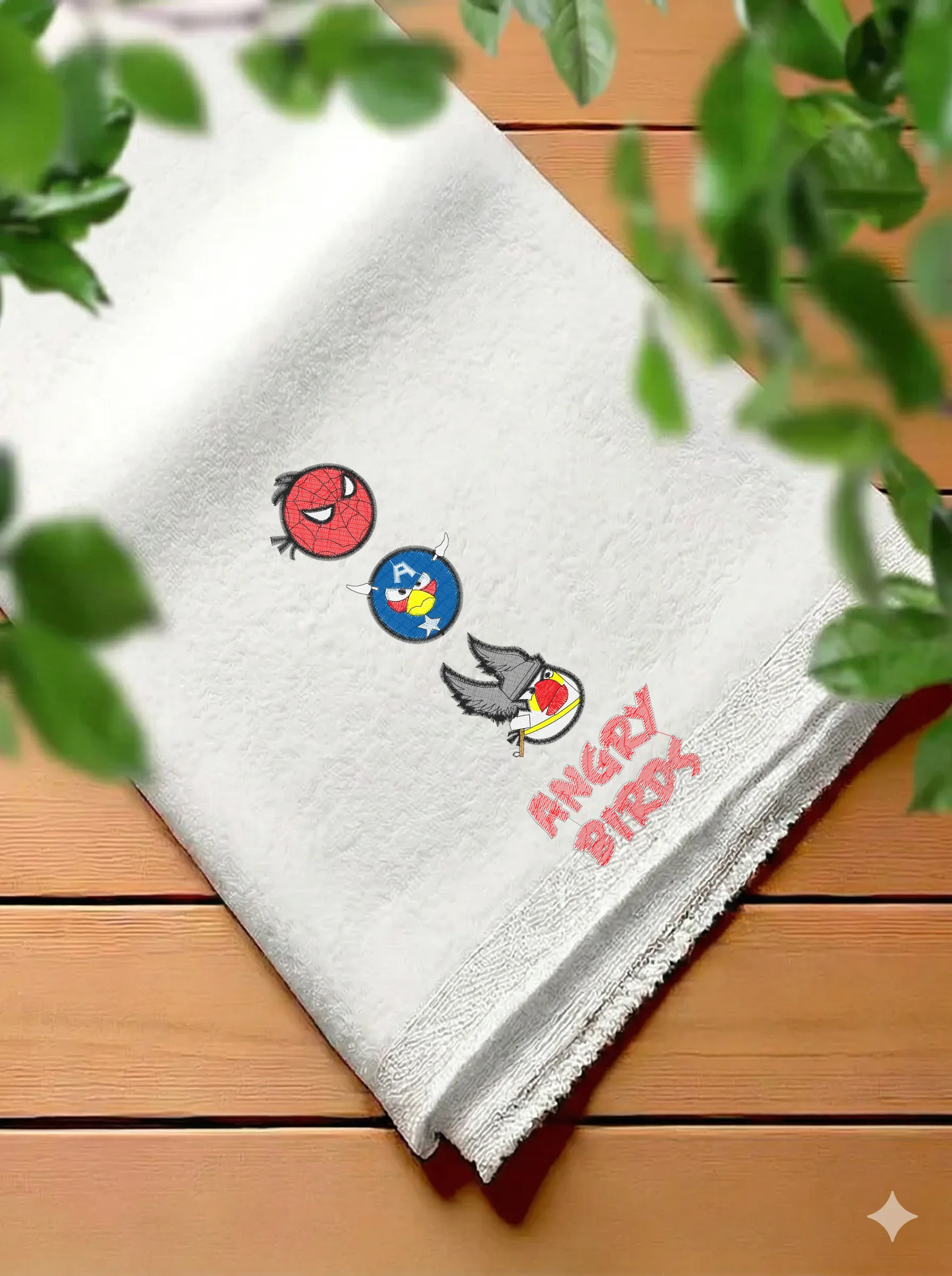 Дизайн машинной вышивки «Angry Birds Супергерои» (96.8×278.6 мм) — вид 7