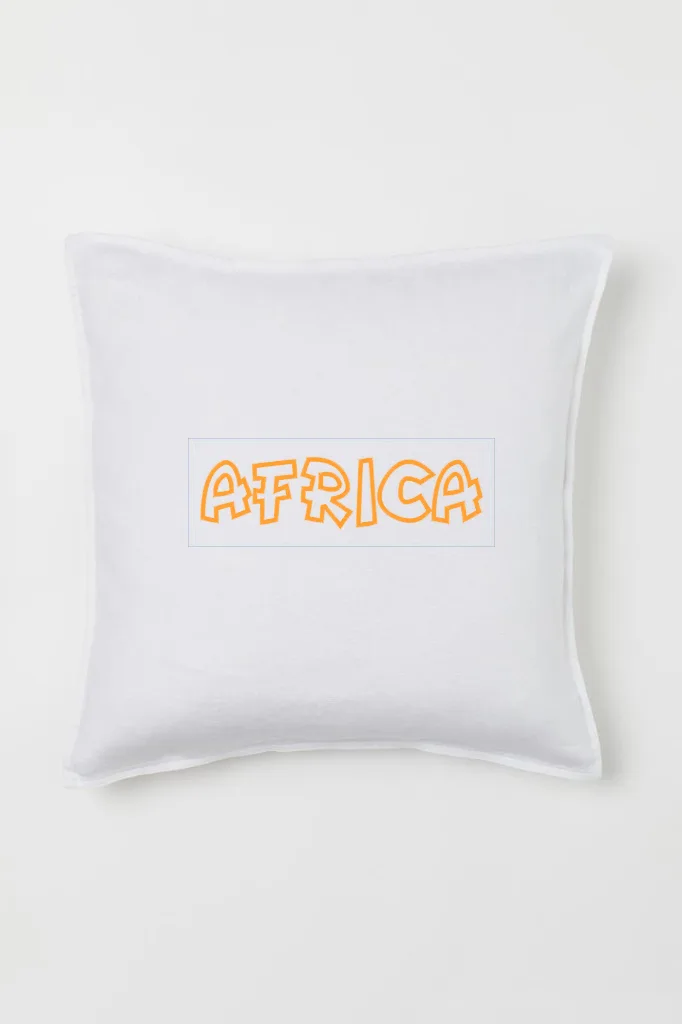 Дизайн машинной вышивки «Надпись Africa» (91.2×256.8 мм) — вид 2
