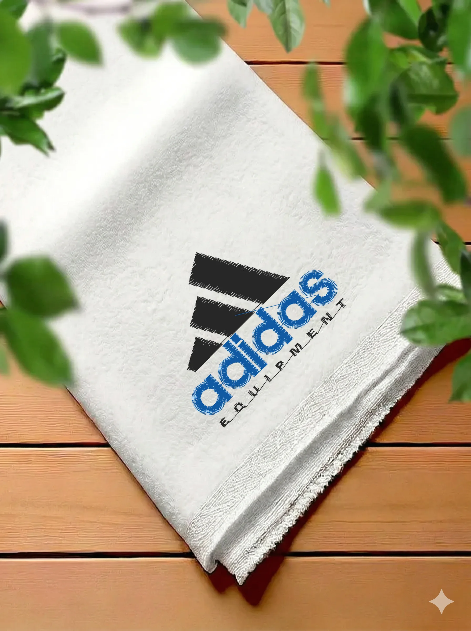 Дизайн машинной вышивки «Спортивный логотип Adidas» (90.1×69.1 мм) — вид 7
