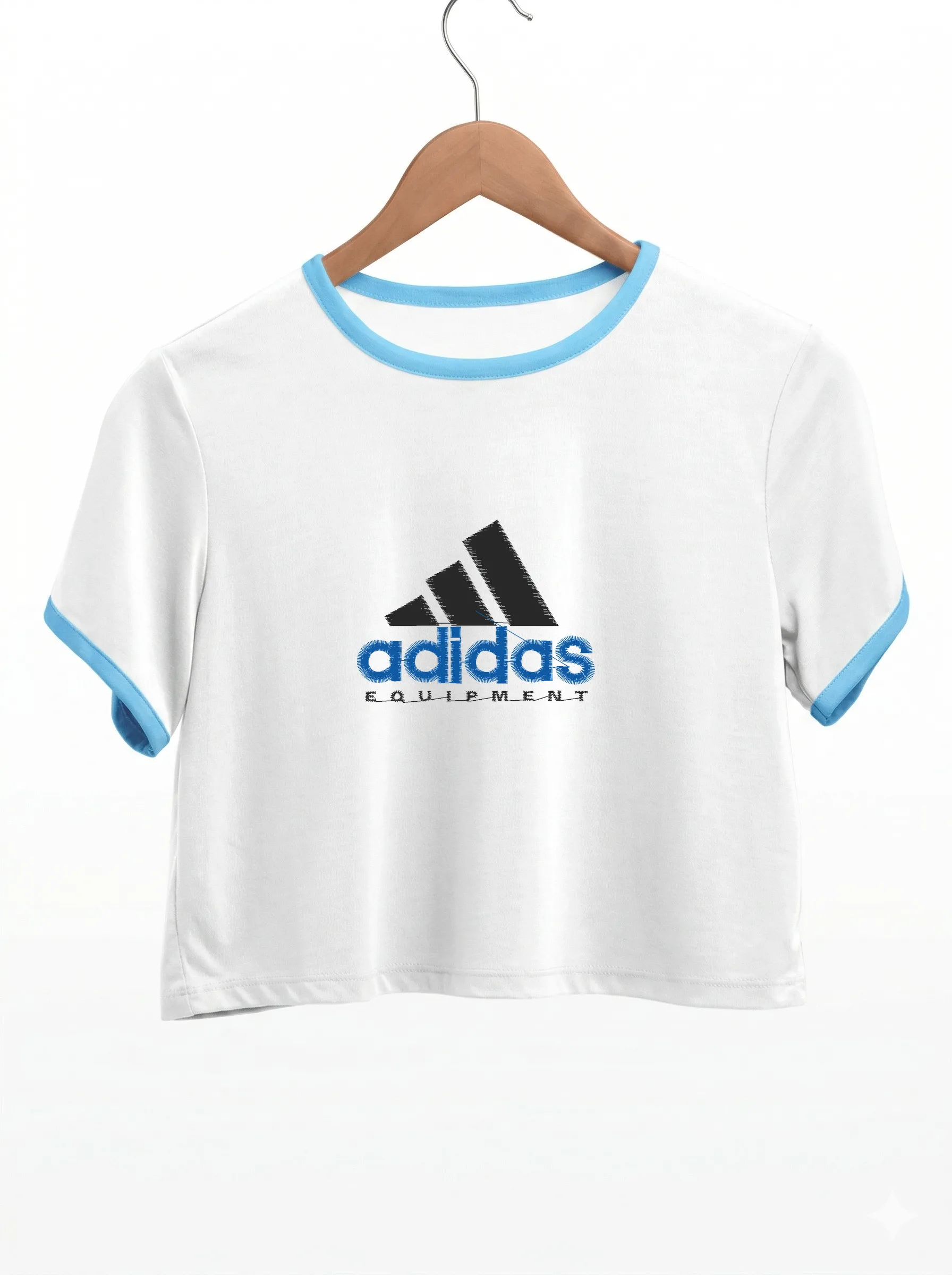 Дизайн машинной вышивки «Спортивный логотип Adidas» (90.1×69.1 мм) — вид 9