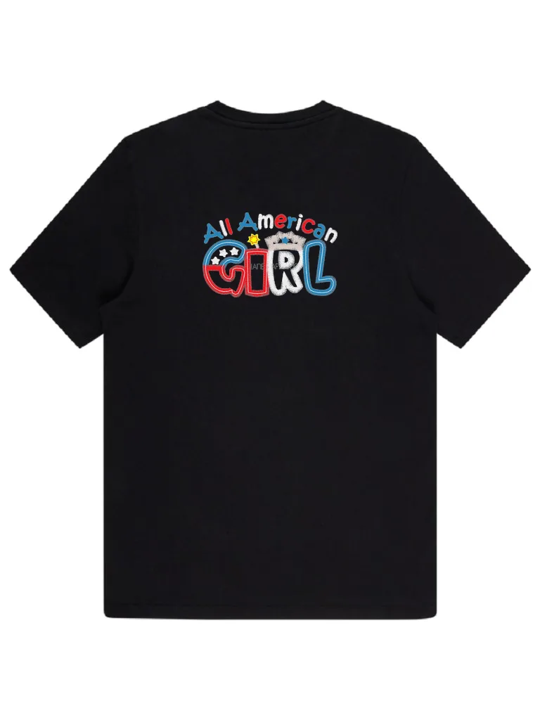 Дизайн машинной вышивки «Надпись All American Girl» (97×61.3 мм) — вид 4